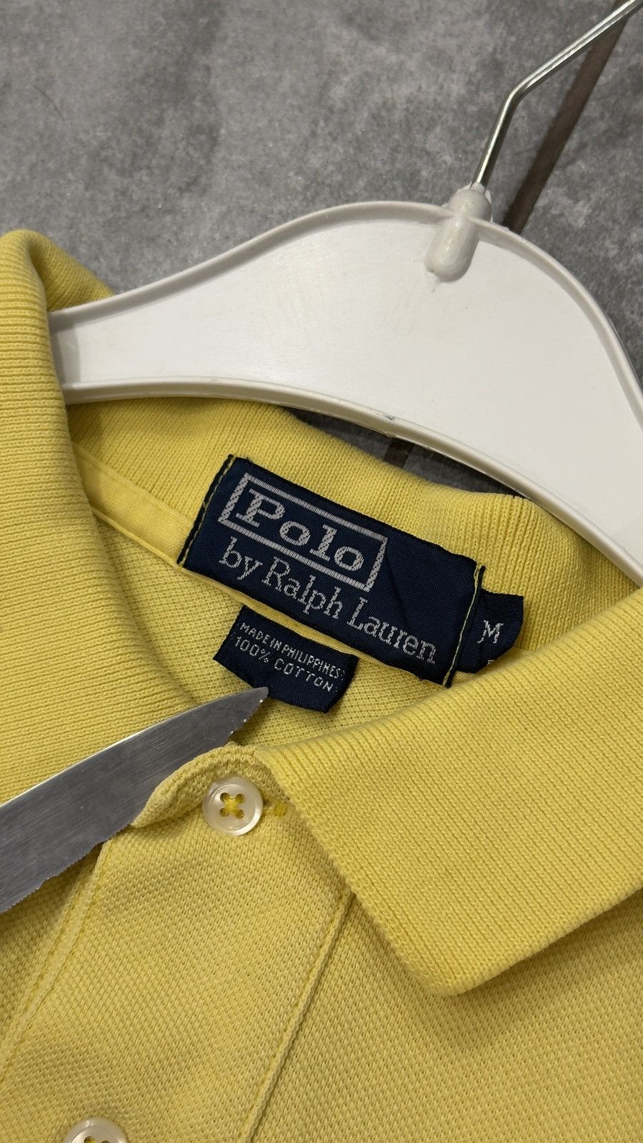 Polo Ralph Lauren × Vintage POLO by Ralph Lauren Vintage faded lemon yellow Size US M / EU 48-50 / 2 - 4 Thumbnail