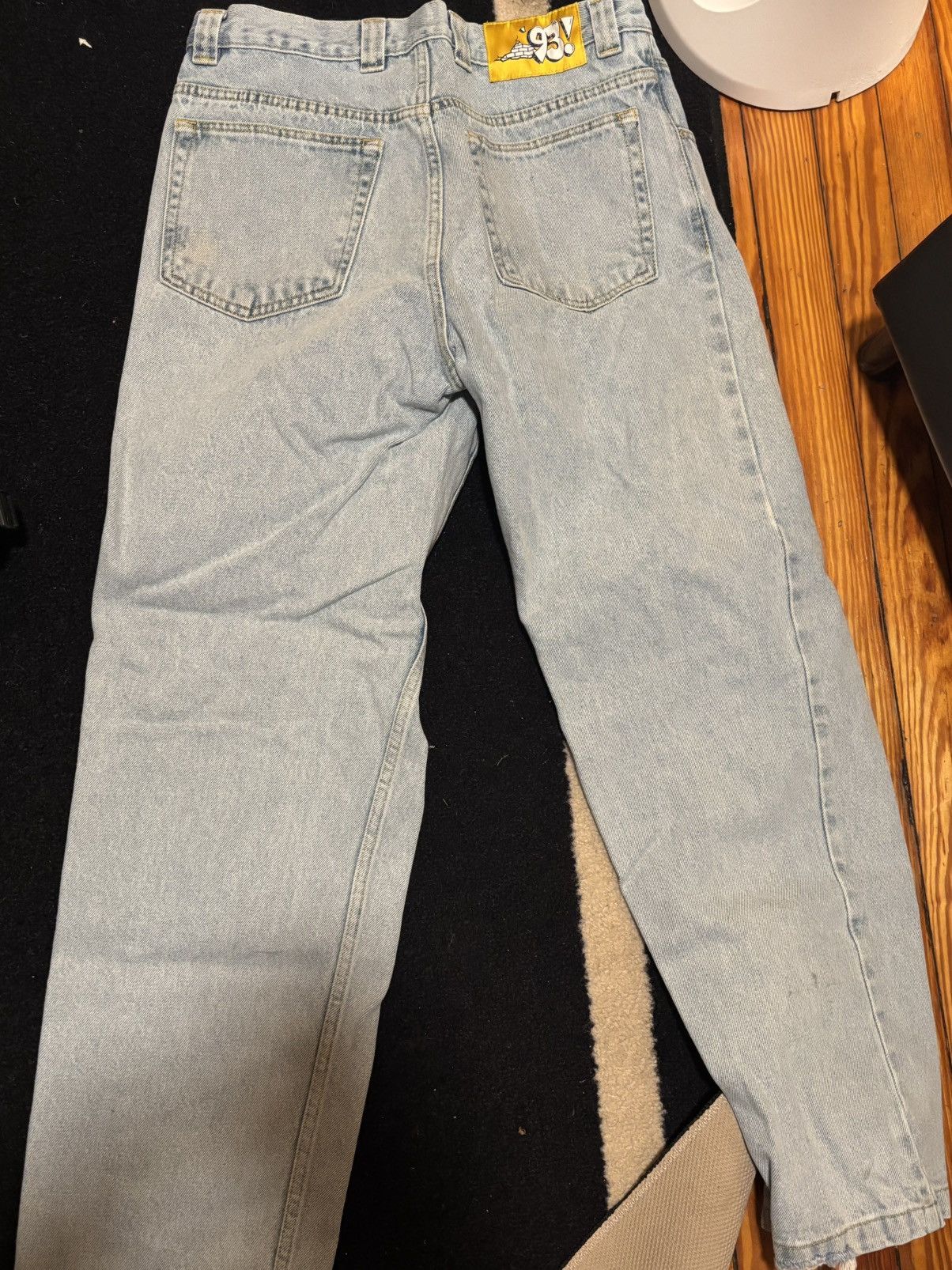 Polar Skate Co. Original (rare graphic) denim jeans loose fit Size US 32 / EU 48 - 3 Thumbnail