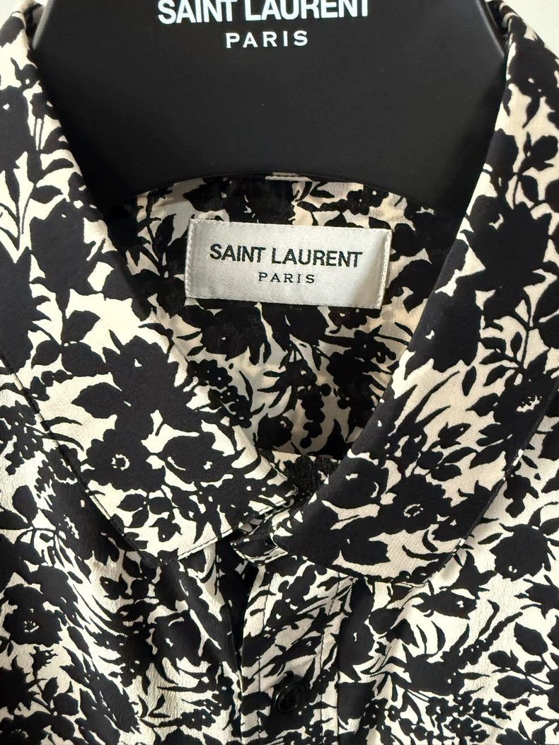 Saint Laurent Paris Saint Laurent Paris size 37 The most beautiful flowers shir Size US M / EU 48-50 / 2 - 3 Thumbnail