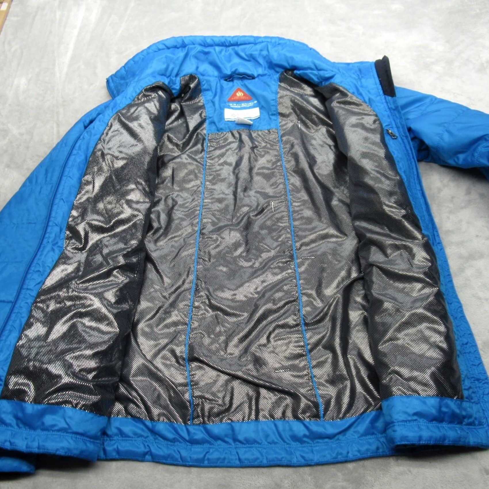 Vintage Columbia Jacket Womens Medium Blue Mighty Lite III Omni Heat Puffer Light Coat Size M / US 6-8 / IT 42-44 - 5 Thumbnail