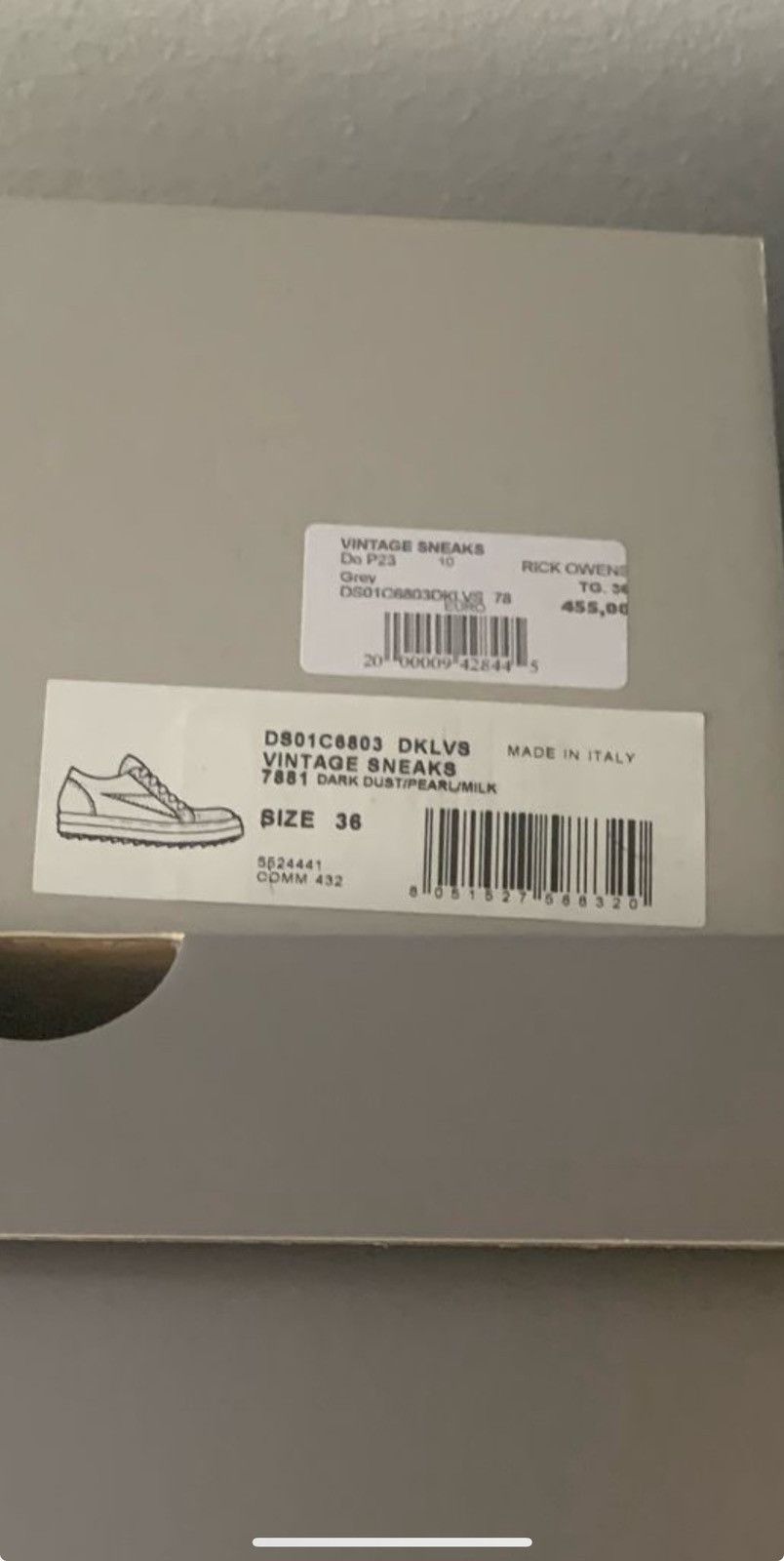Rick Owens Drkshdw *RARE* Rick Owens "VANS" Vintage sneaker SZ 36 Size US 6 / IT 36 - 9 Thumbnail