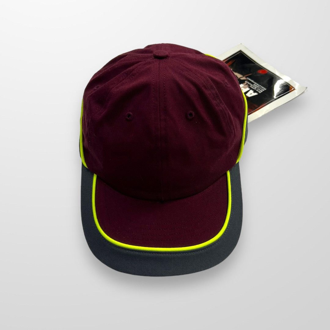 Kiko Kostadinov Affix AFFXWRKS Worksuit 6P Cap In Maroon, Neon