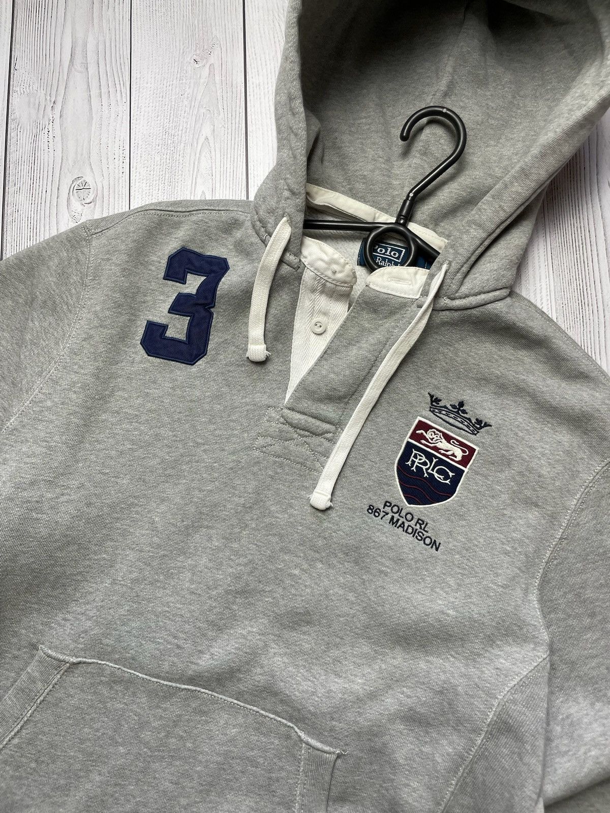 Polo Ralph Lauren × Vintage Vintage polo Ralph Lauren hoodie size M logo Size US M / EU 48-50 / 2 - 2 Thumbnail