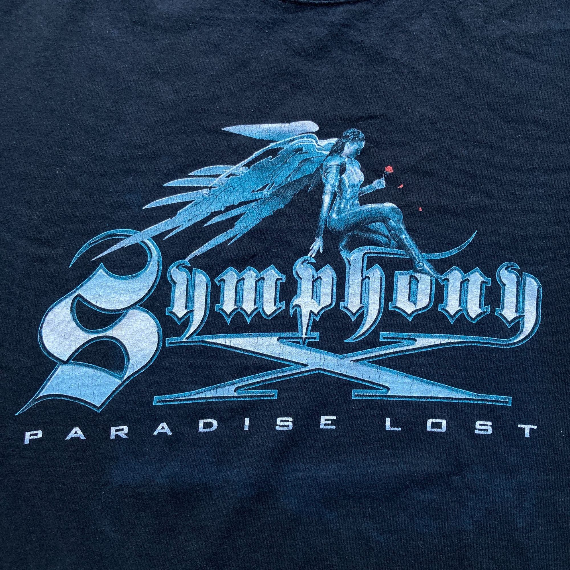 Gildan 2007 SYMPHONY X, PARADISE LOST TOUR, GLDAN HEAVY COTTON Orig Size US XL / EU 56 / 4 - 3 Thumbnail