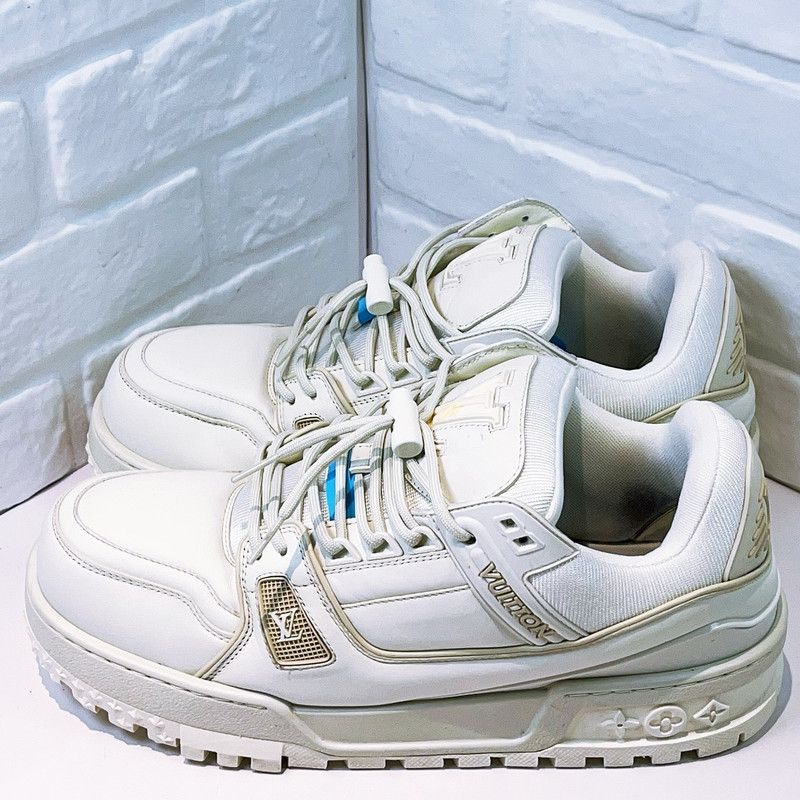 Louis Vuitton Trainer Maxi Vintage Low-Top Sneakers 0079