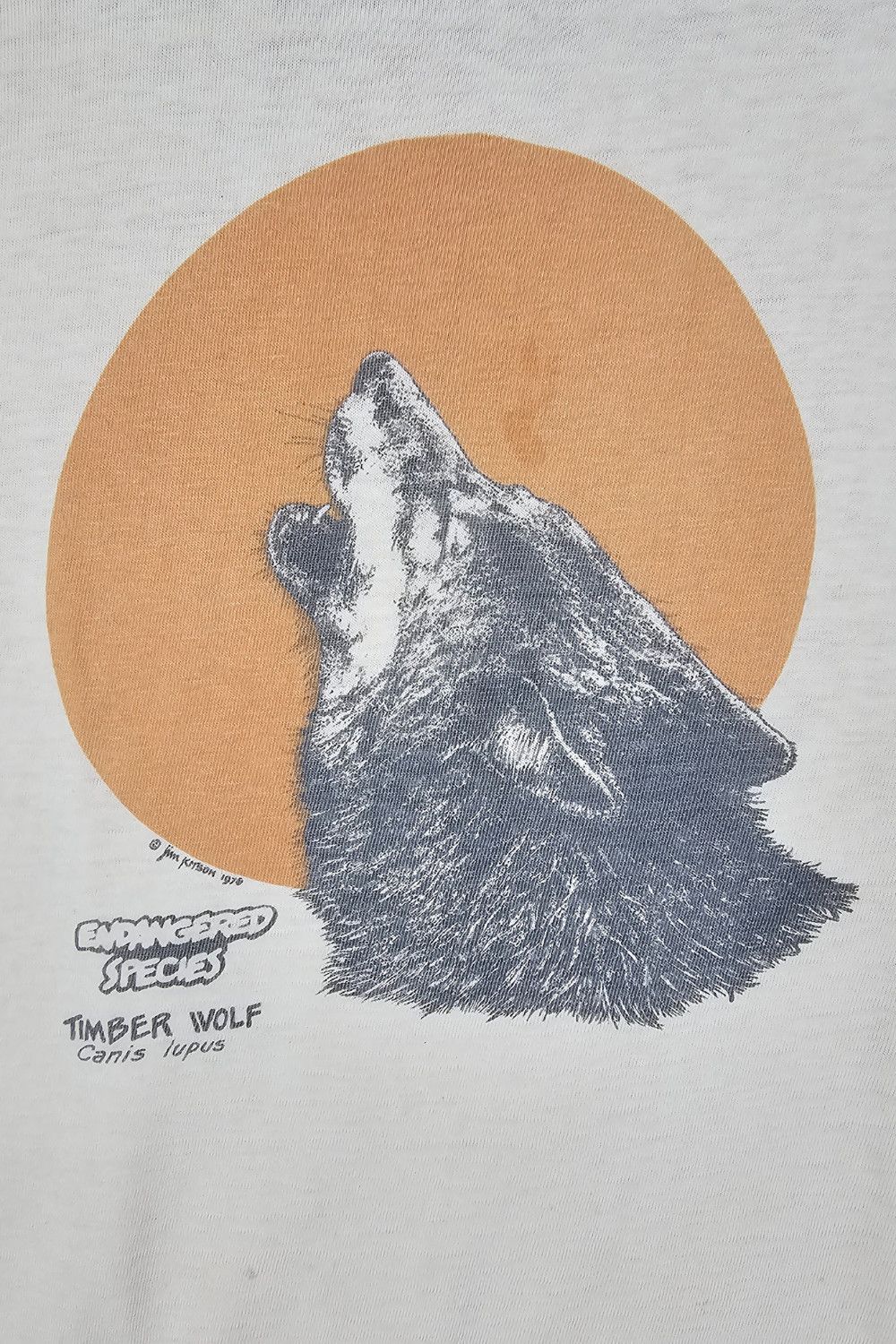 Vintage 1978 Belton “Endangered Species – Timber Wolf ” Tee Size US L / EU 52-54 / 3 - 3 Thumbnail