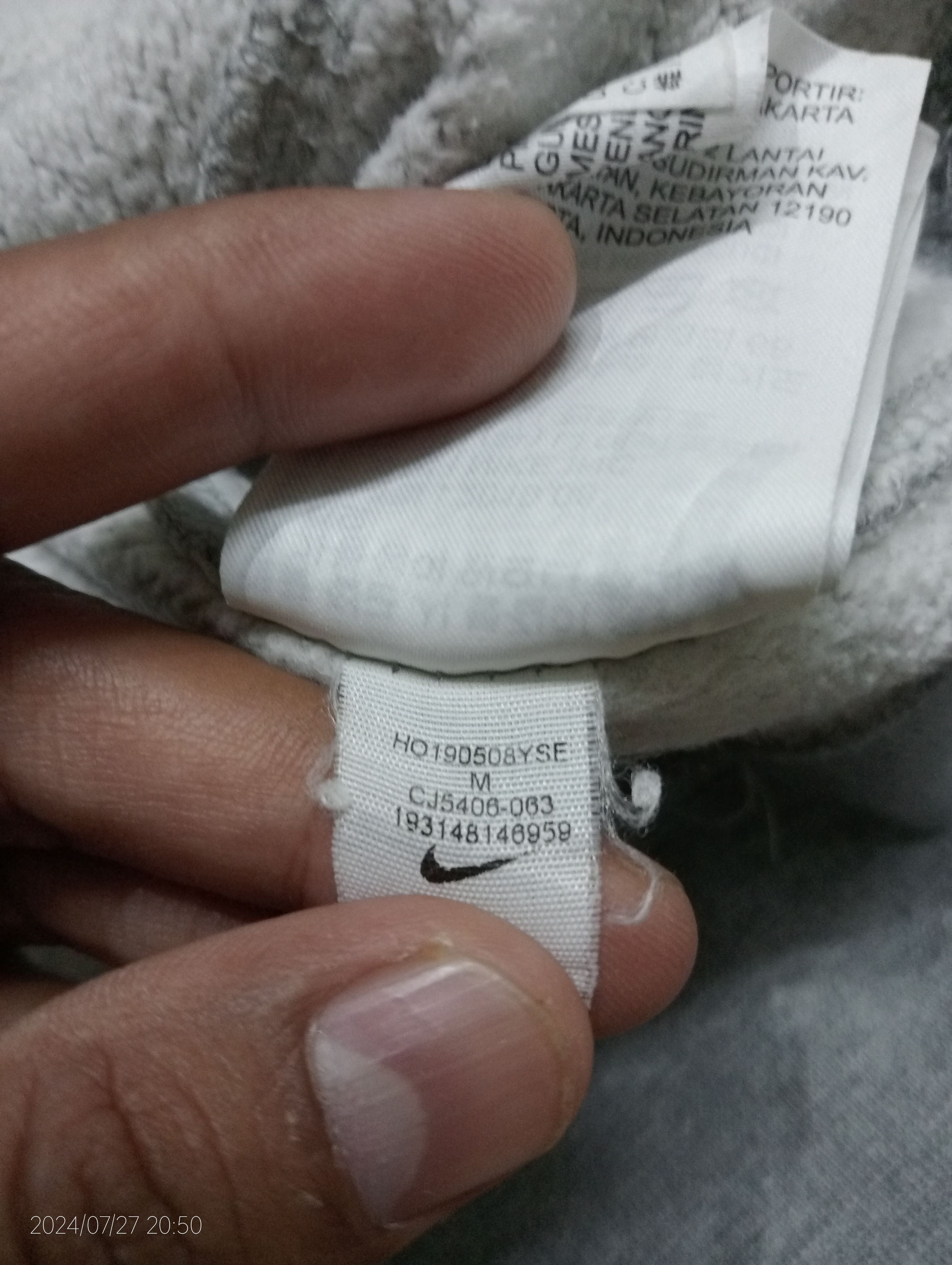 Nike Vintage Y2K Nike All Over Swoosh Logo Pullover Hoodie Size US M / EU 48-50 / 2 - 2 Thumbnail