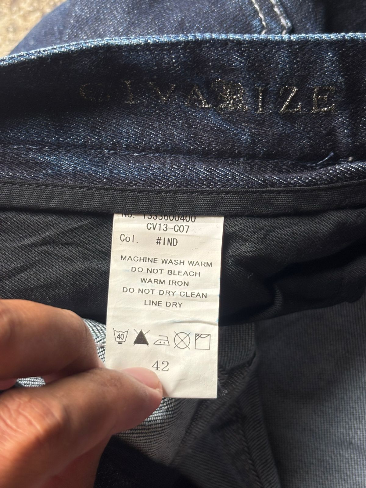 CIVARIZE 2000s Civarize Silver Claw Marks Bikers Jeans Size US 28 / EU 44 - 6 Thumbnail