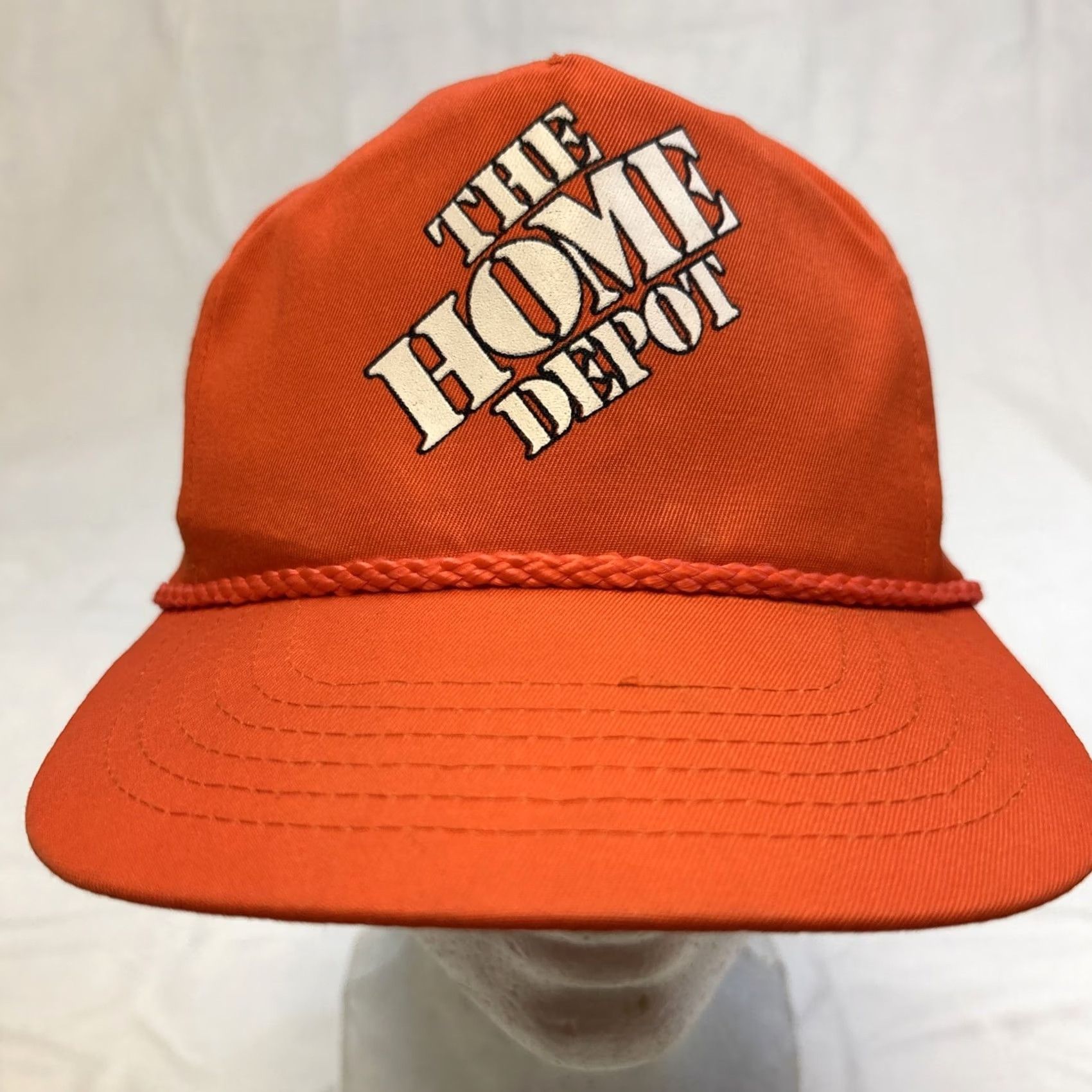 Vintage VINTAGE TC SnapBack Hat The Home Depot Orange One Size Mens Size ONE SIZE - 3 Thumbnail