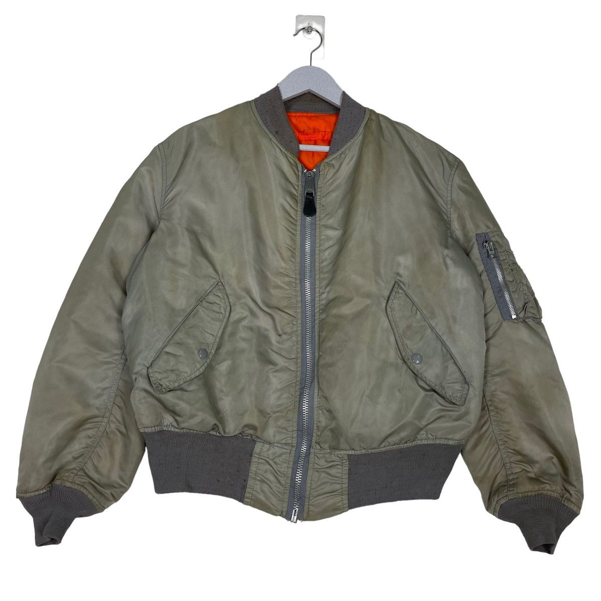 Alpha Industries 💥ALPHA INDUSTRIES BOMBER FLIGHT RIOT JACKET Size US M / EU 48-50 / 2 - 1 Thumbnail