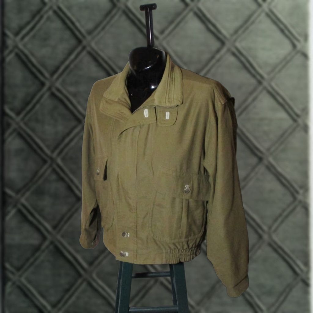 Vintage ABERDEEN Collection Taupe Brown Full Zip Jacket Men's M Size US M / EU 48-50 / 2 - 1 Thumbnail