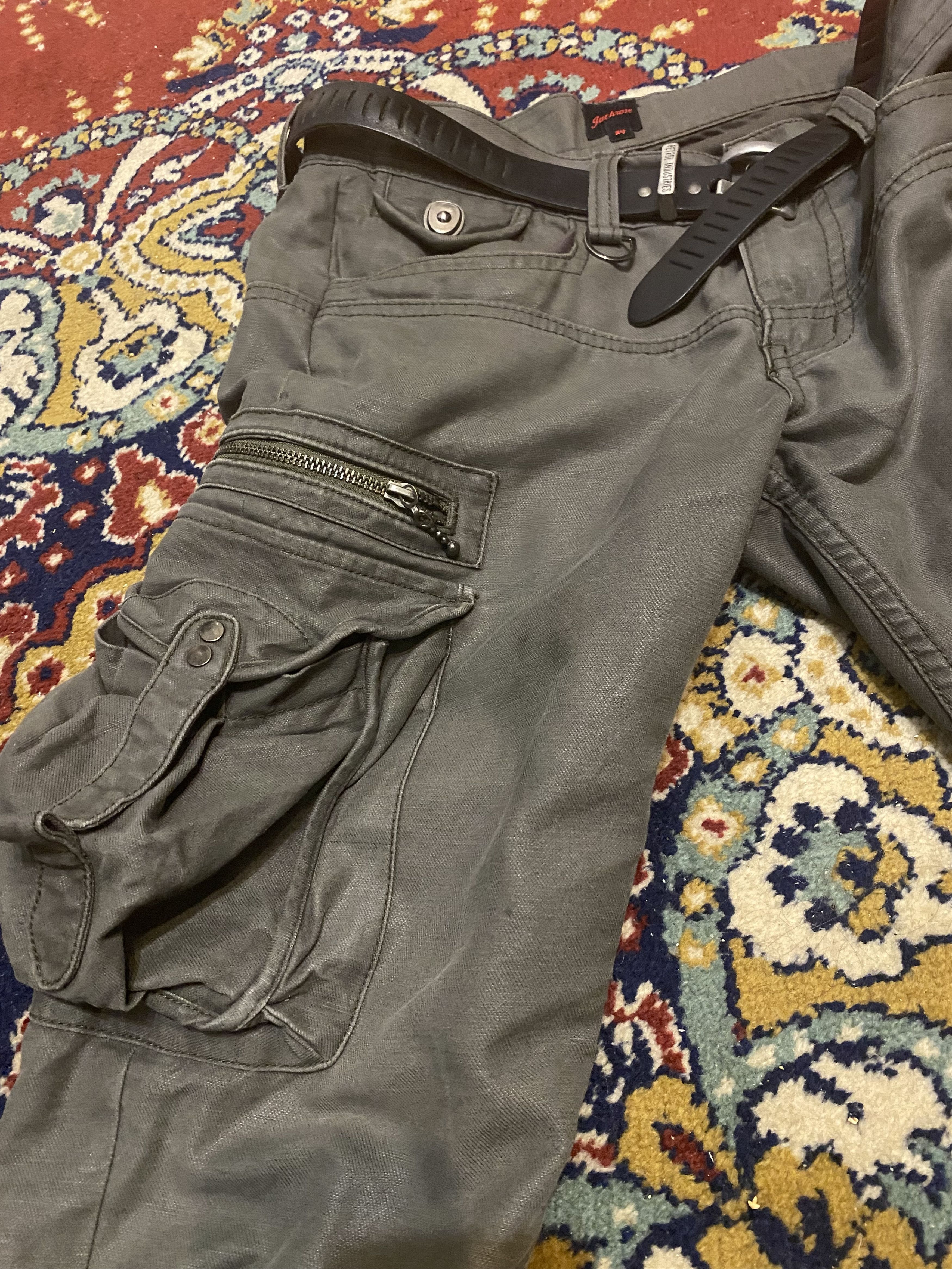 If Six Was Nine Jackrose Waxed semi flared pants Size US 29 - 6 Thumbnail