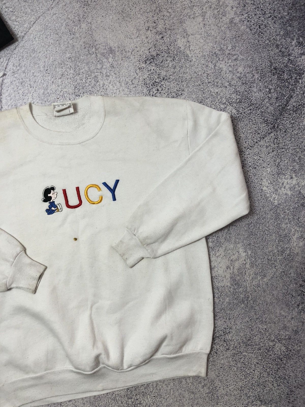 Vintage Very rare sweater Peanuts by disign retro 1980s Size US M / EU 48-50 / 2 - 2 Thumbnail