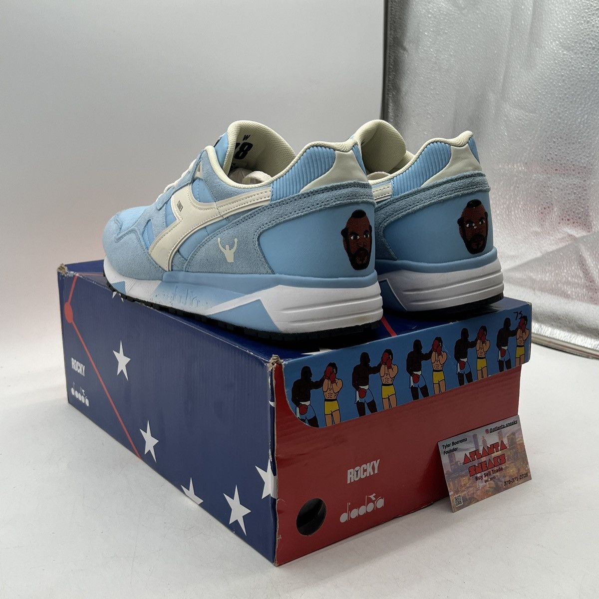 Diadora Foot locker x n9002 rocky balboa sagas 45th anniversary Size US 12 / EU 45 - 4 Thumbnail