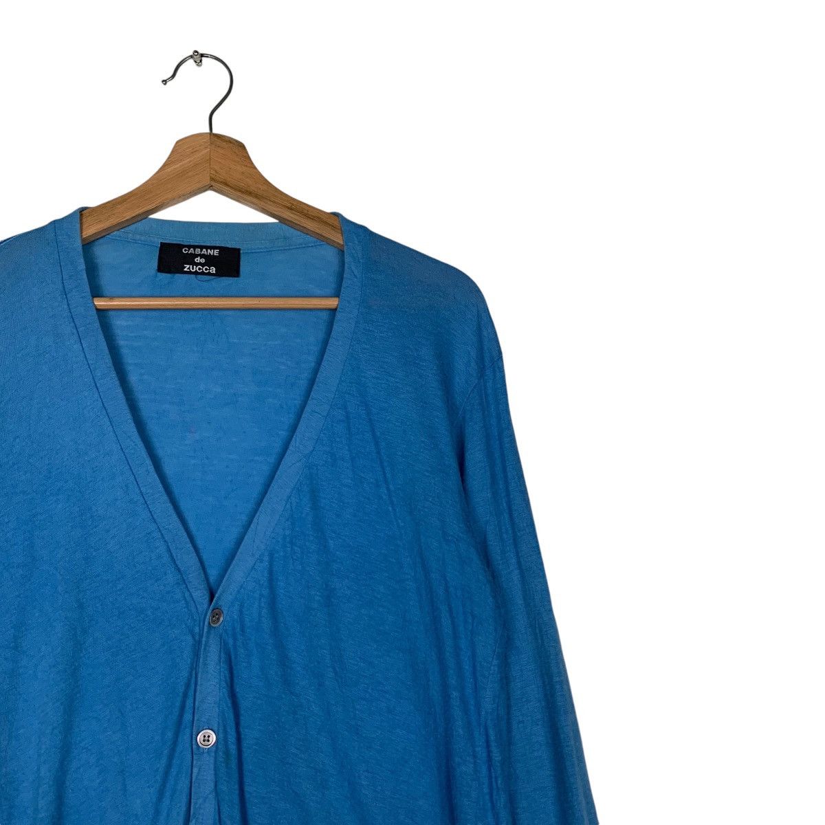 CABANE de ZUCCa CABANE DE ZUCCA Blue Light Cardigan Sample #1541-C69 Size US M / EU 48-50 / 2 - 5 Thumbnail