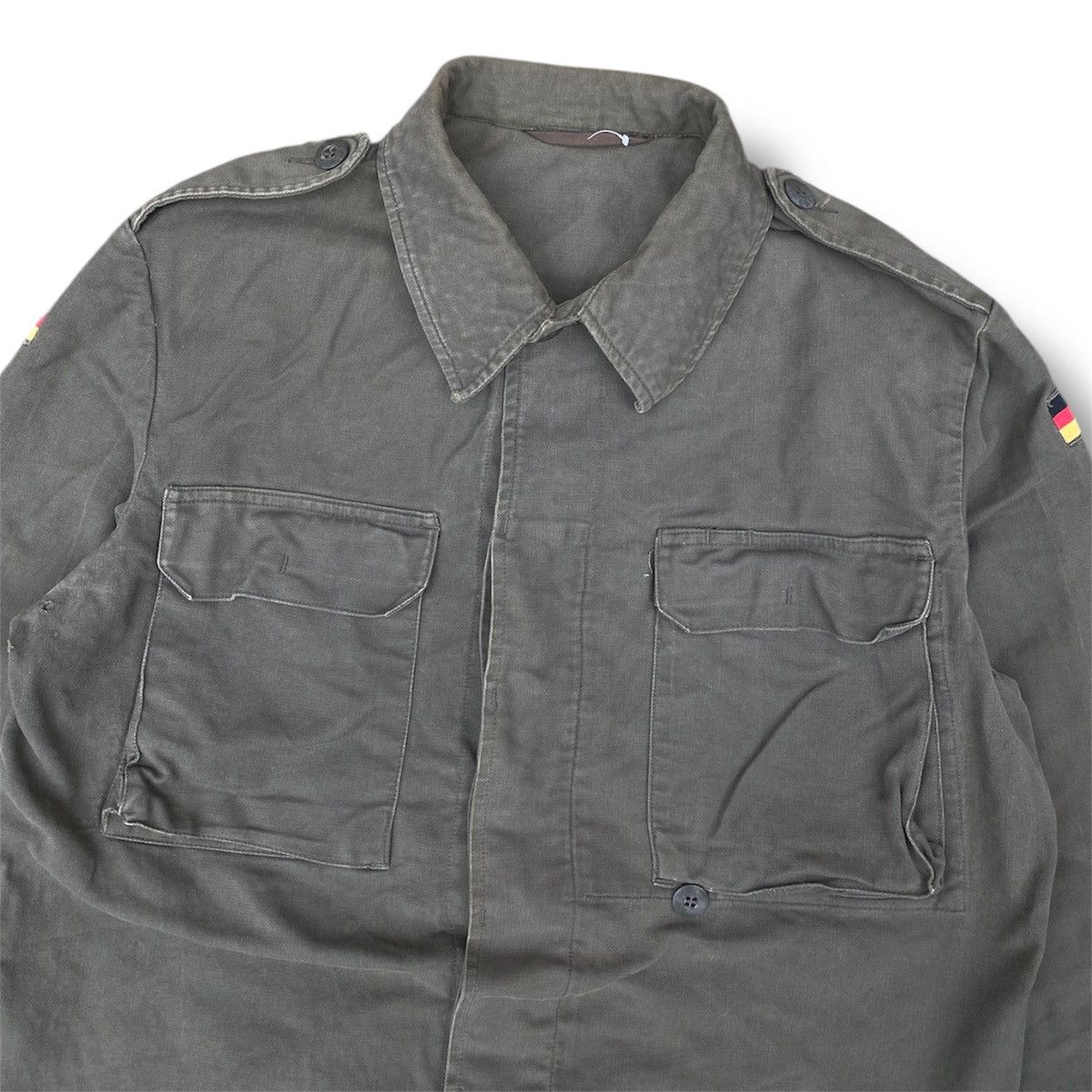 Vintage Vintage 90s German Army Moleskin Field Jacket. #G1 Size US L / EU 52-54 / 3 - 3 Thumbnail