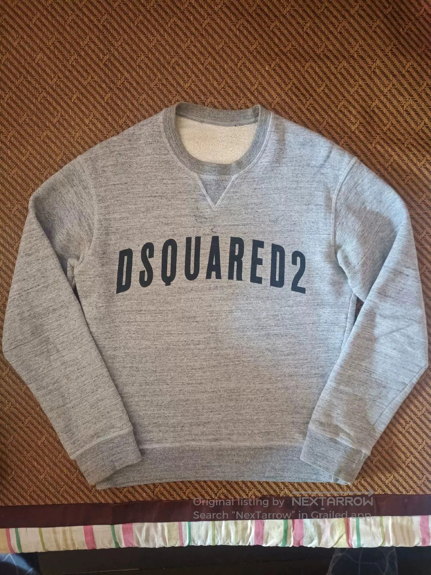 Dsquared2 Dsquared2 Gray Washed Letter Print Sweatshirt. Size US M / EU 48-50 / 2 - 1 Thumbnail