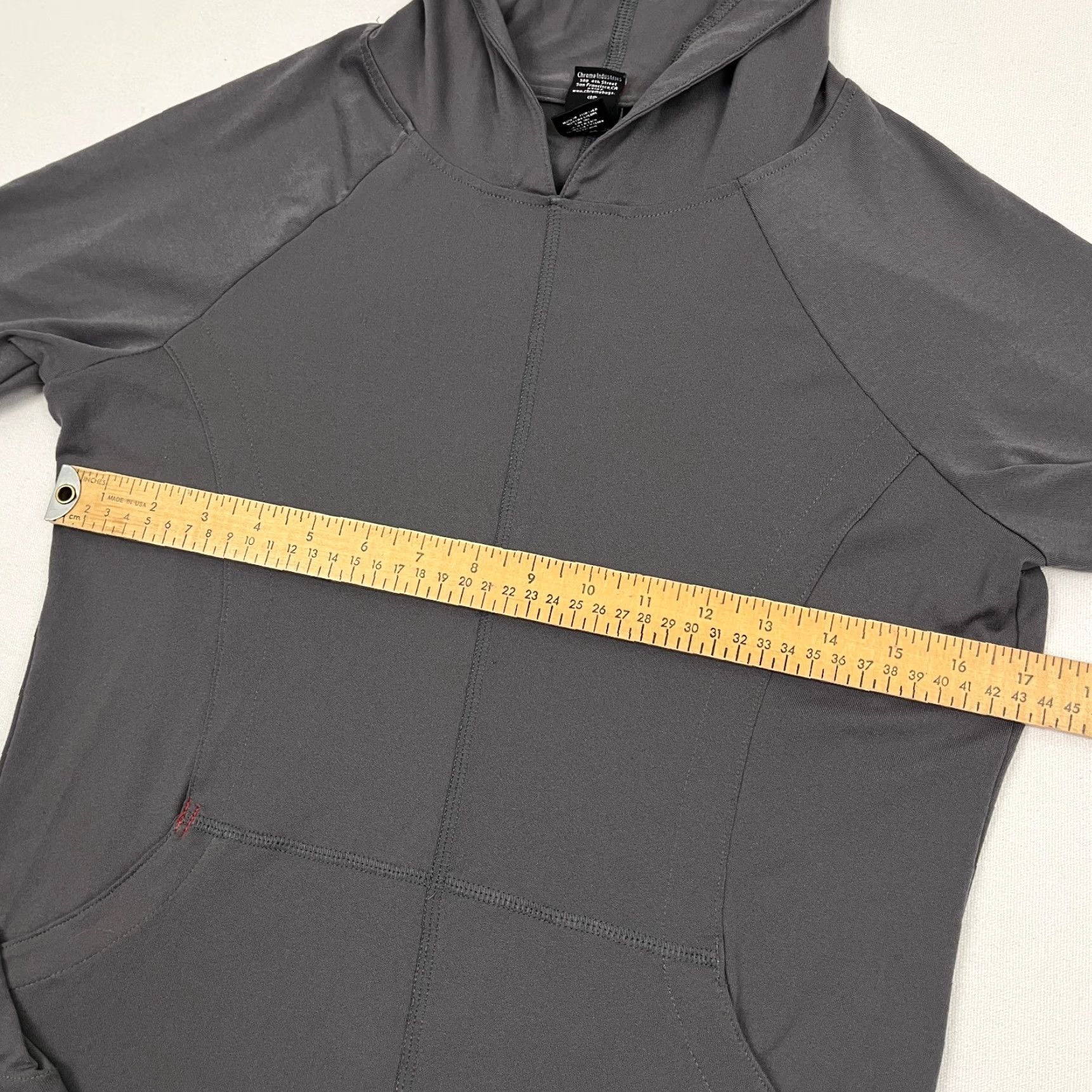 Industrie Chrome Industries Hoodie Women M Gray Athletic Lightweight Pockets Pullover Jacket Size M / US 6-8 / IT 42-44 - 5 Thumbnail