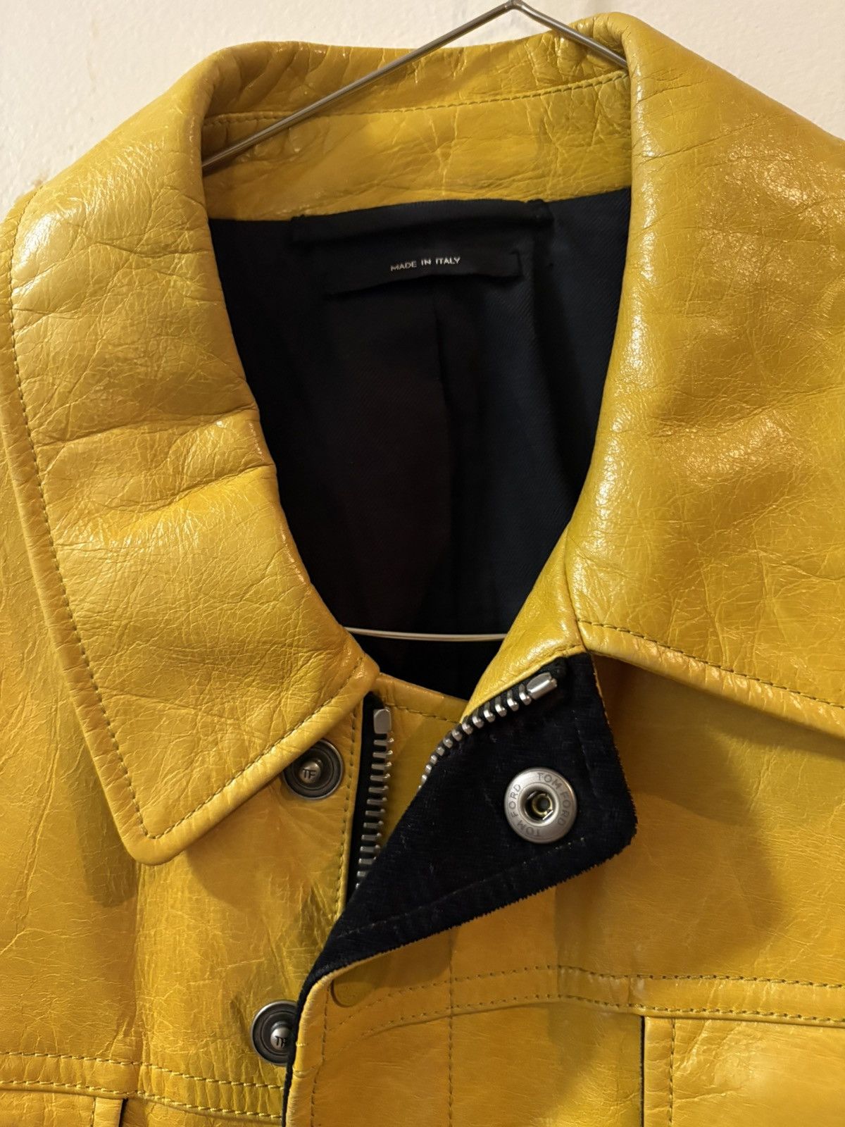 Tom Ford sample!! Tom Ford 2018 leather calfskin jacket Size US M / EU 48-50 / 2 - 2 Thumbnail