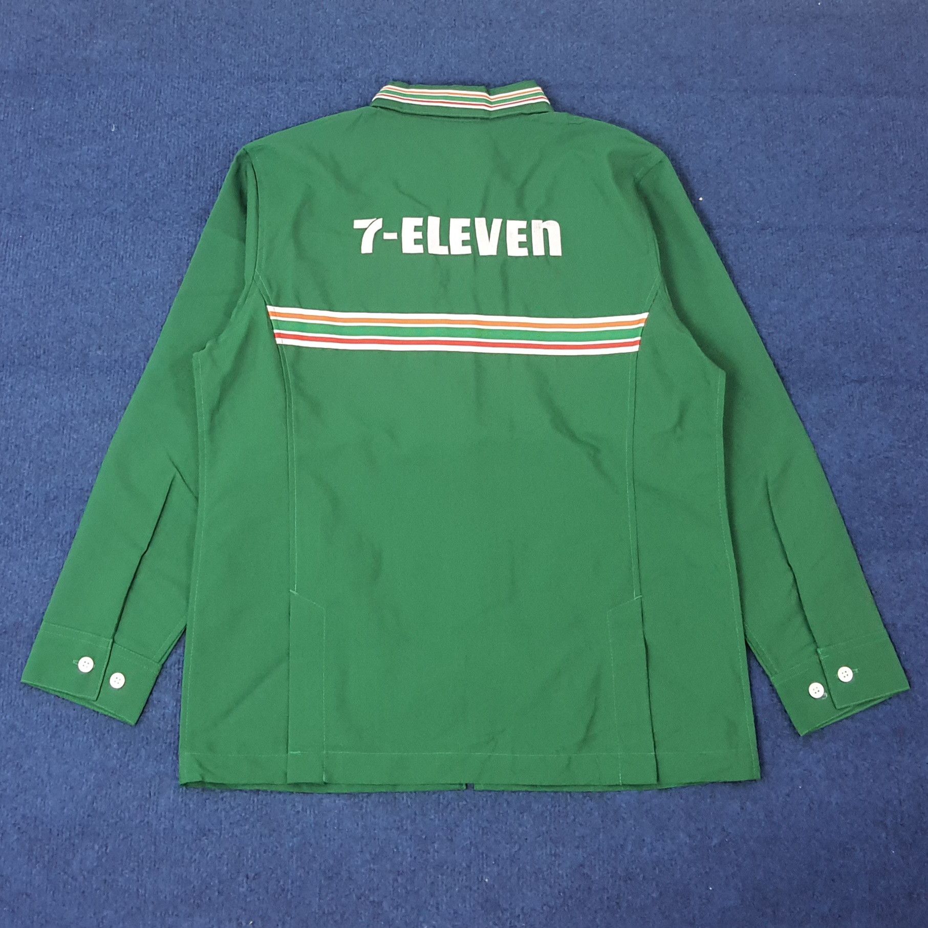 Japanese Brand Vintage 7 Eleven japan Brand Uniform Work Jacket C223N39 Size US S / EU 44-46 / 1 - 1 Thumbnail