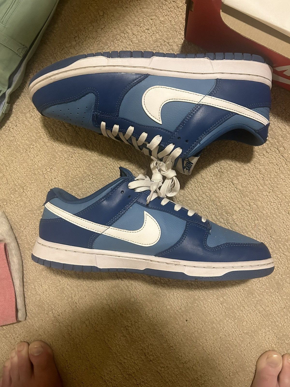Nike Nike dunk low Marina blue like new Size US 10 / EU 43 - 2 Thumbnail