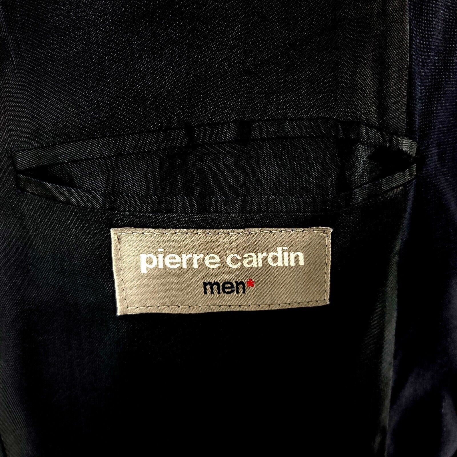 Pierre Cardin Pierre Cardin Worsted Wool 3 Button Blazer Blue 38R Or Slim Size 38R - 8 Thumbnail