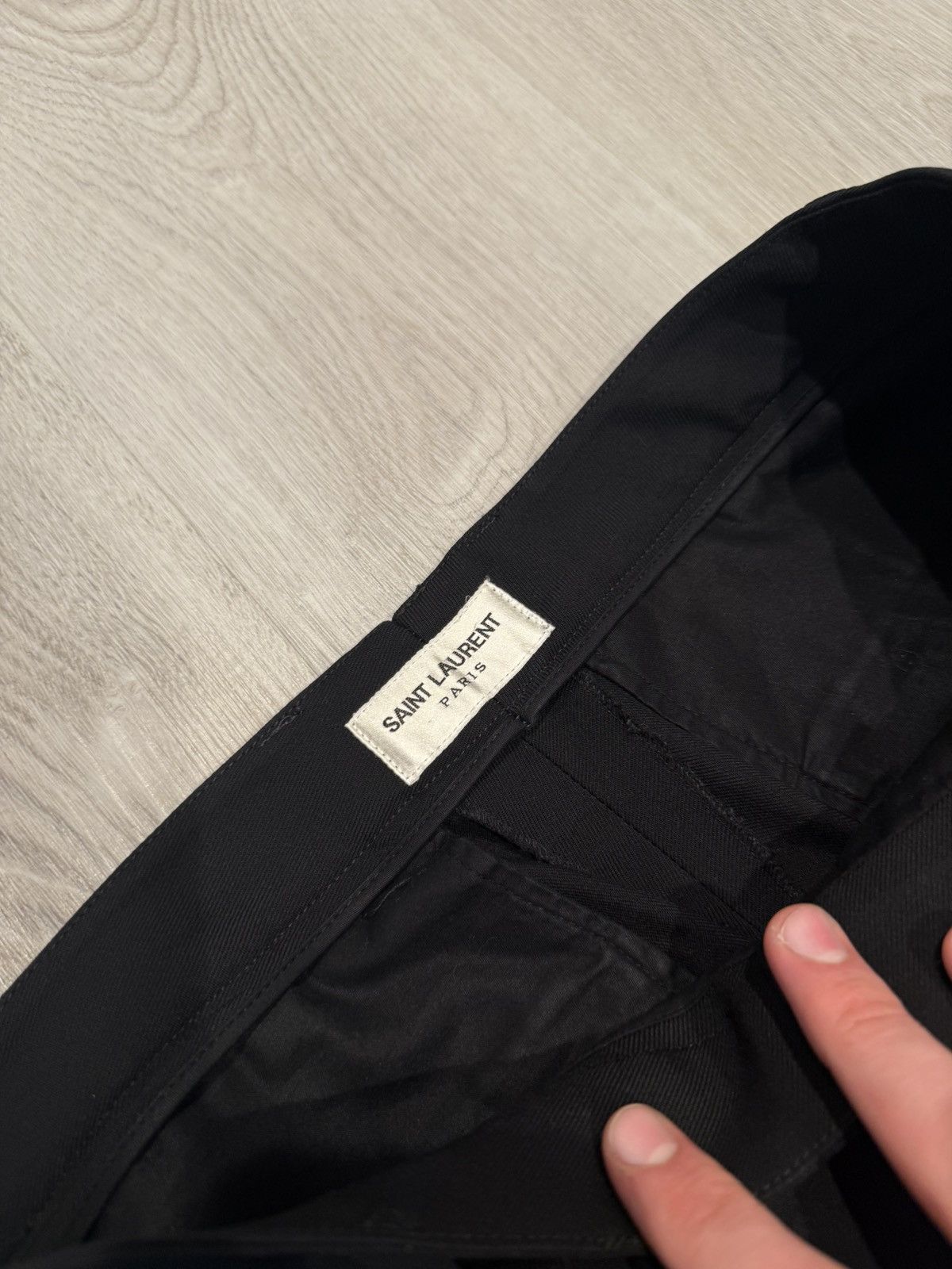 Saint Laurent Paris f/w 2020 wool zipper flare pants!! Size US 28 / EU 44 - 6 Thumbnail