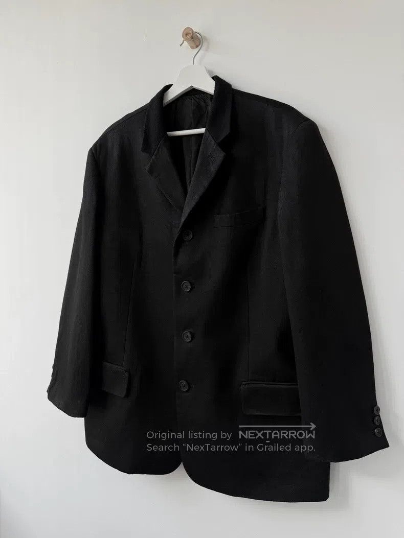 Yohji Yamamoto Yohji Yamamoto 2000AW Wool Linen Blazer jacket Size US L / EU 52-54 / 3 - 2 Thumbnail