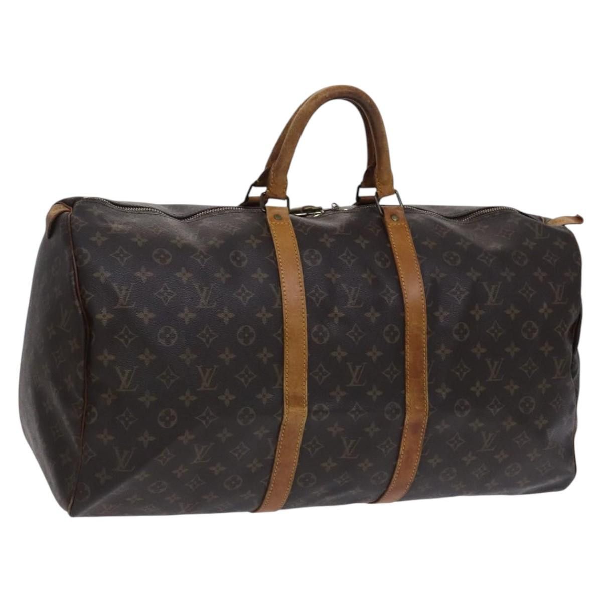 Louis Vuitton LOUIS VUITTON Monogram Keepall 55 Boston Bag M41424 Size ONE SIZE - 1 Thumbnail