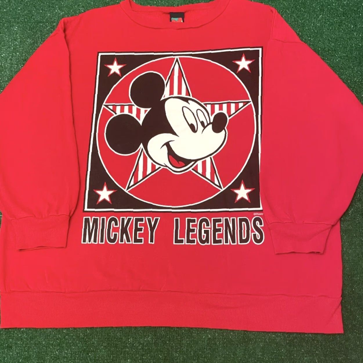 Disney VINTAGE 90s Disney Mickey Mouse Cartoon VTG Crewneck Sweatshirt Mens XXL Red Crew Neck Pullover Long Sleeve Size US XXL / EU 58 / 5 - 3 Thumbnail