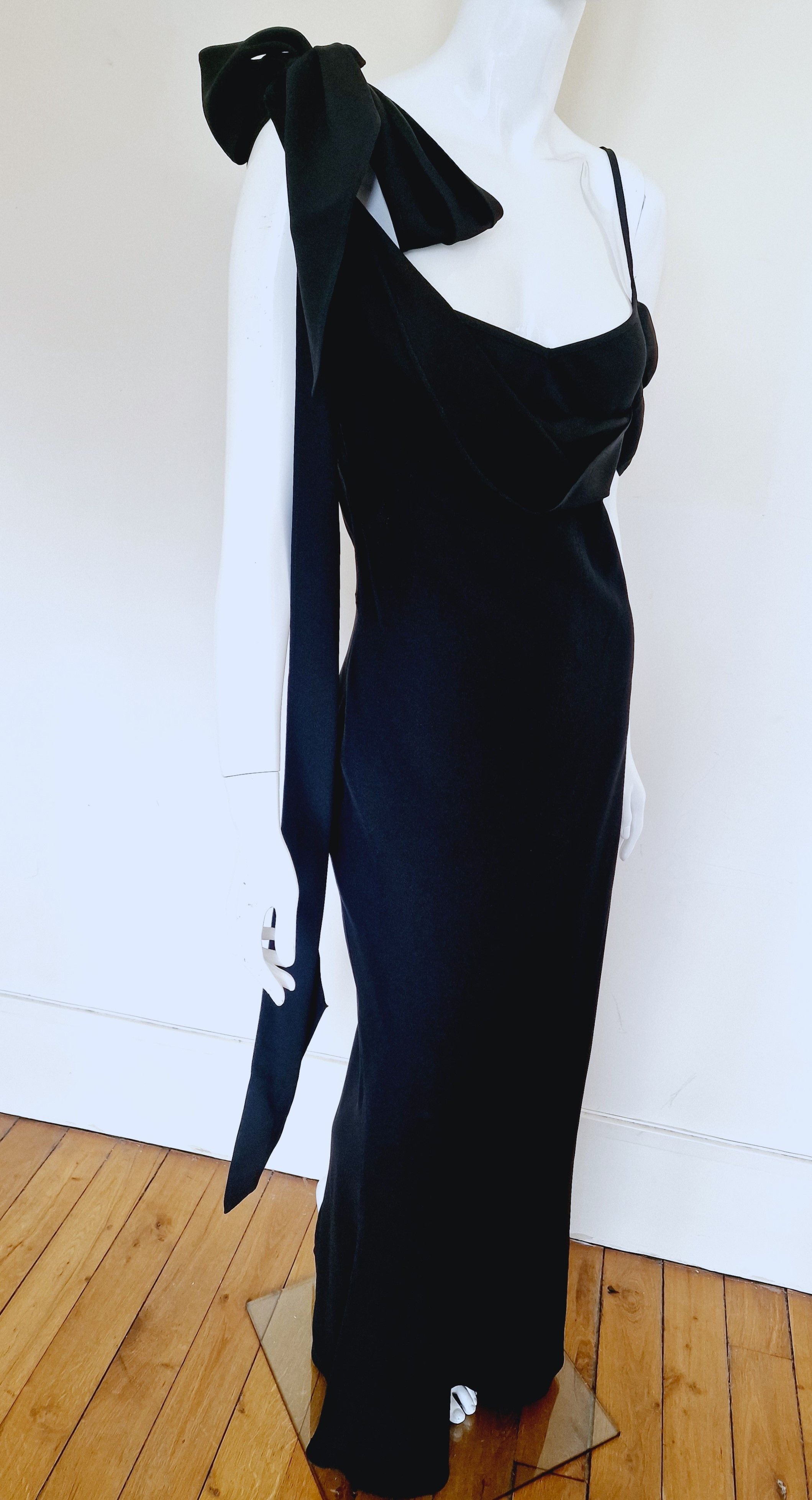 John Galliano John Galliano Runway 2016 FW Look Show 3 Black Dress Size M / US 6-8 / IT 42-44 - 7 Thumbnail