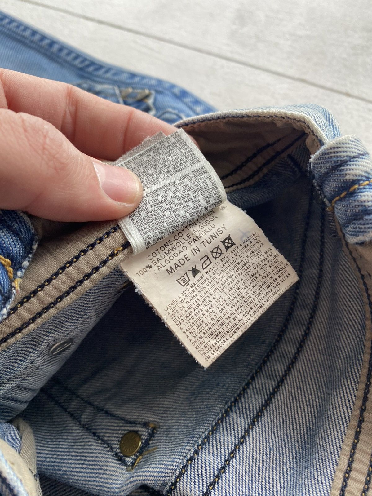 Diesel Diesel Vintage 90s Distressed Workwear Jeans Utility Denim Size US 30 / EU 46 - 7 Thumbnail