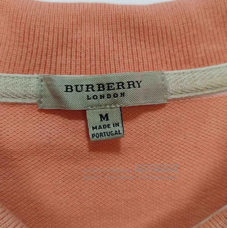 Burberry Burberry Men's Orange Striped Polo Shirt. Size US M / EU 48-50 / 2 - 3 Thumbnail