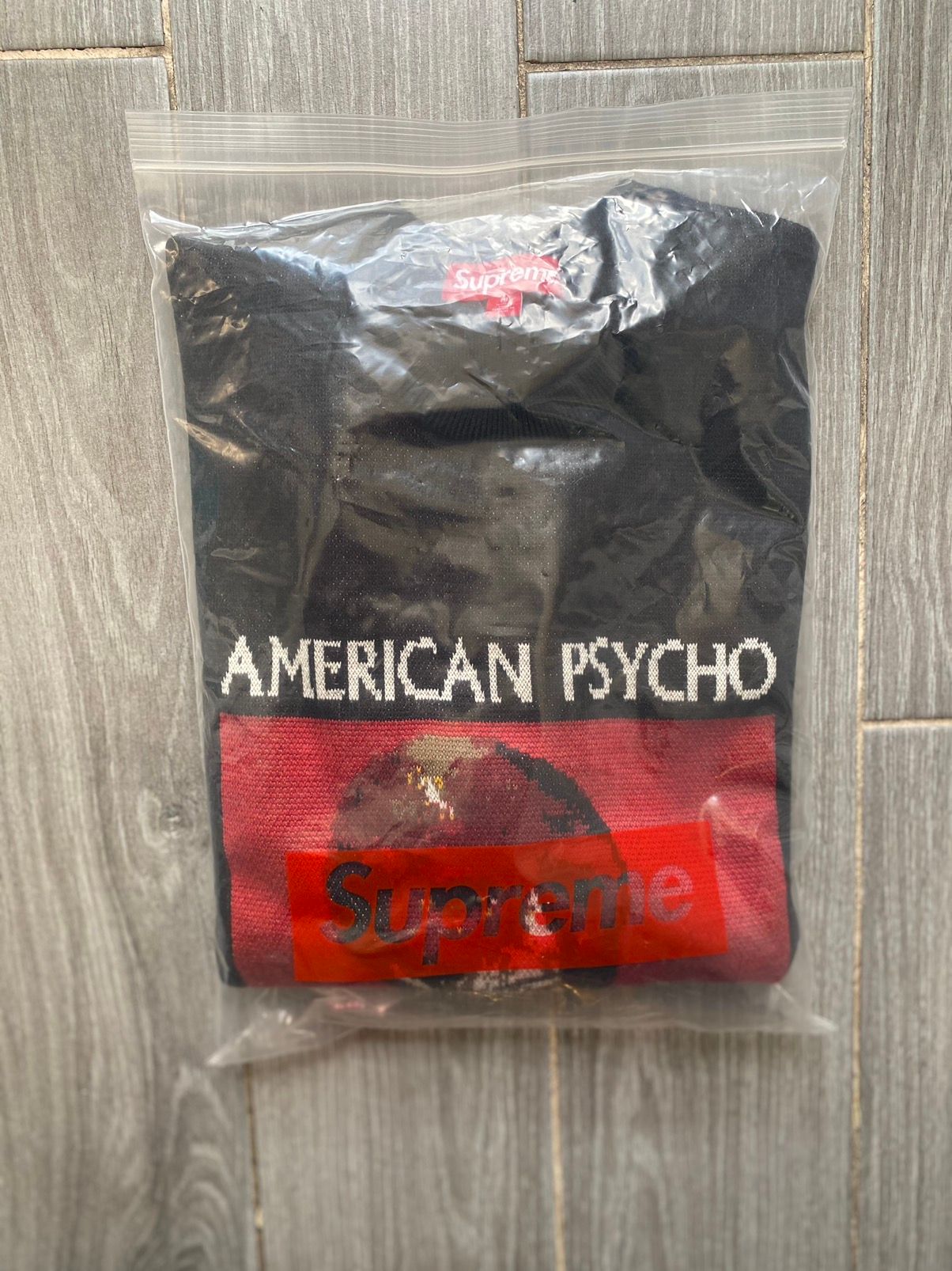 Supreme Supreme American Psycho Sweater size Medium   Grailed
