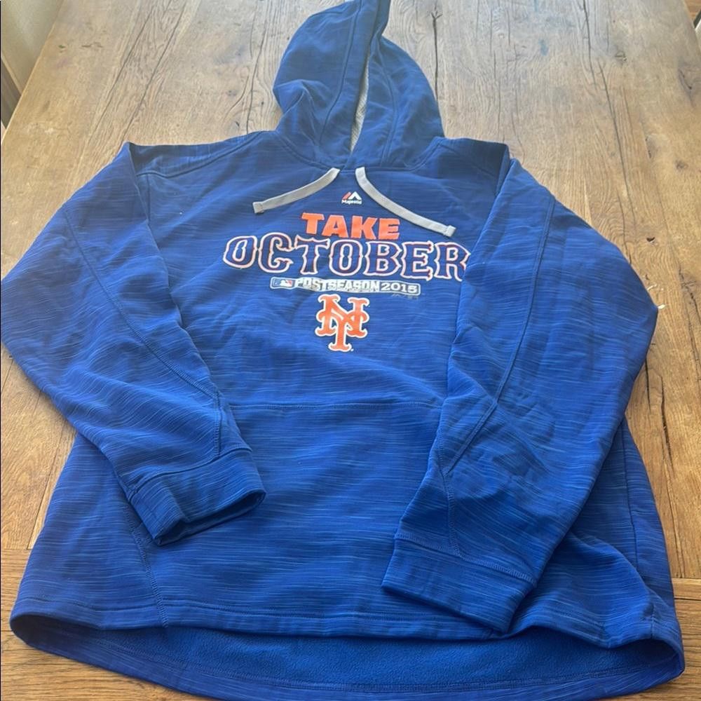 Majestic NY METS HOODIE - TAKE OCTOBER 2015 Size US L / EU 52-54 / 3 - 1 Thumbnail