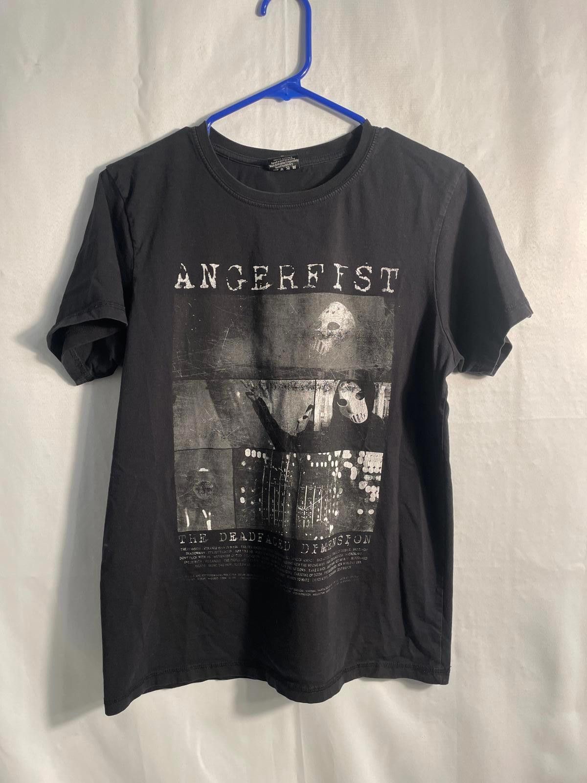 Designer Angerfist Graphic Black T-Shirt - Size Small Size US S / EU 44-46 / 1 - 1 Thumbnail