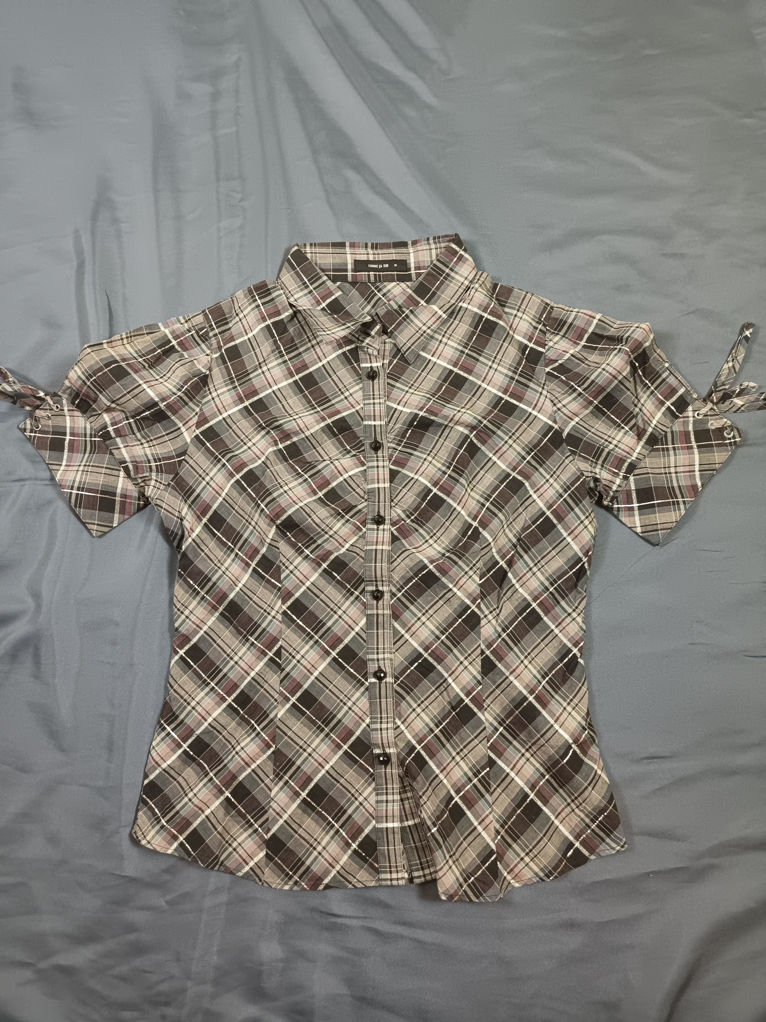 Comme Ca Ism × Designer × Japanese Brand Comme Ca Ism Tartan Women Buttons Up Size M / US 6-8 / IT 42-44 - 4 Thumbnail