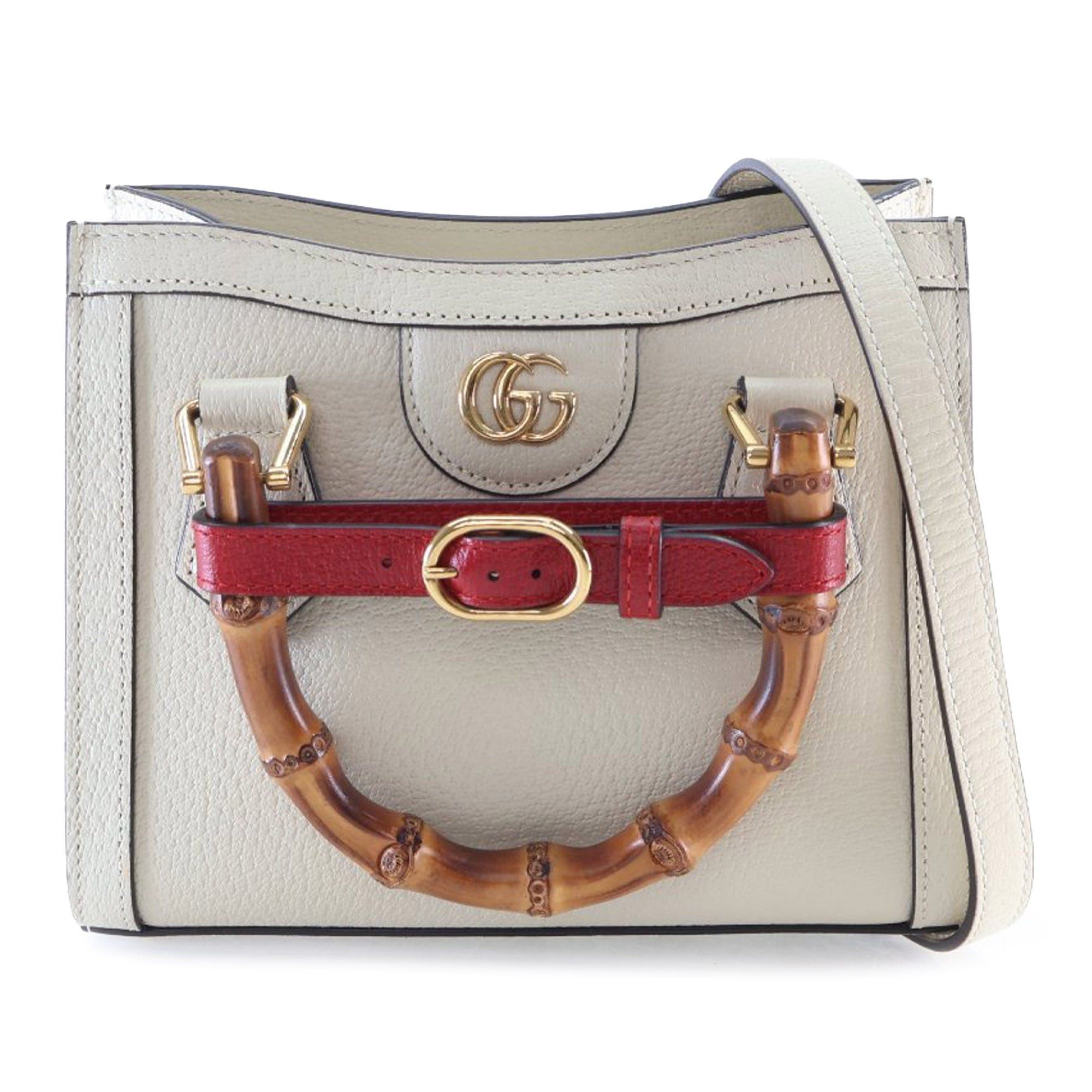 Small Calfskin Bamboo Diana Tote