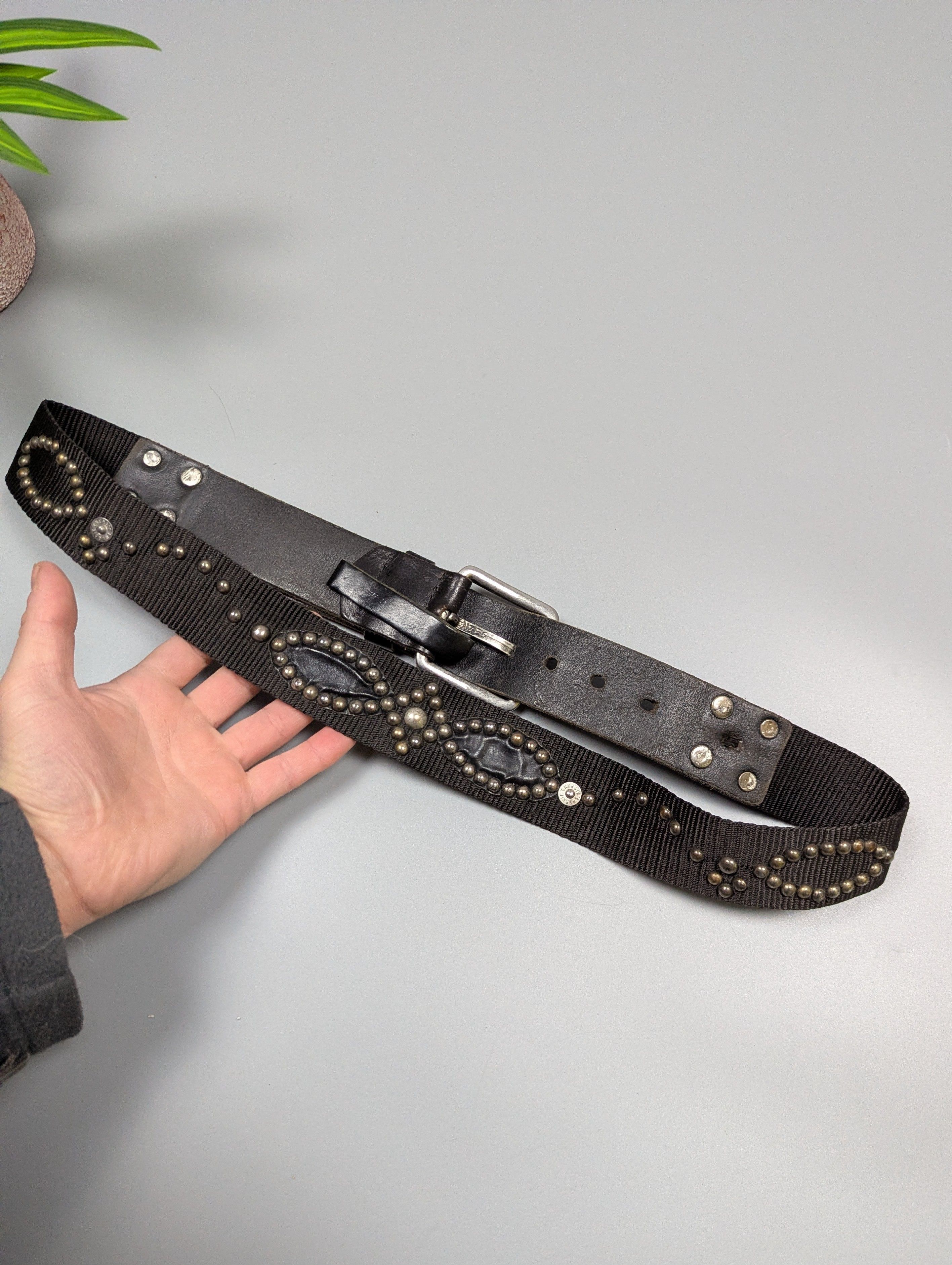 Energie Vintage Rare 90s Energie by Miss Sixty Studded Belt Size 36 - 9 Thumbnail