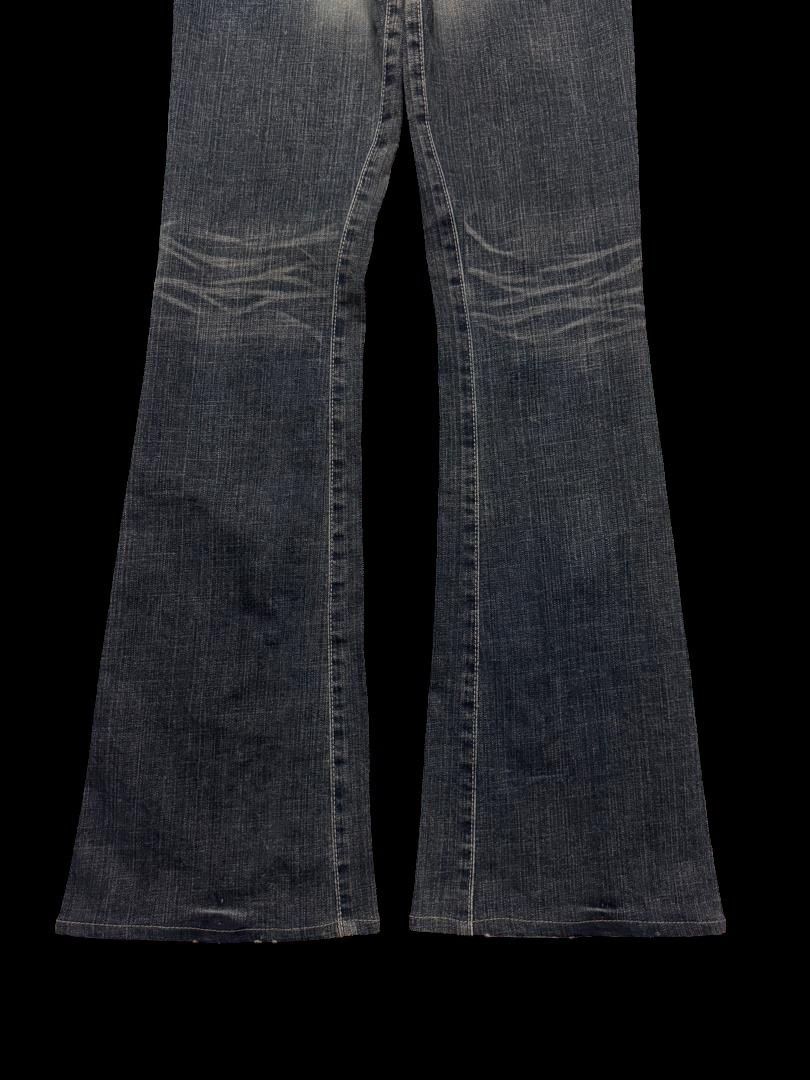 Japanese Brand BELL BOTTOM Sick Something Edwin Rusty Mudwash Dark Jeans Size US 28 / EU 44 - 19 Thumbnail