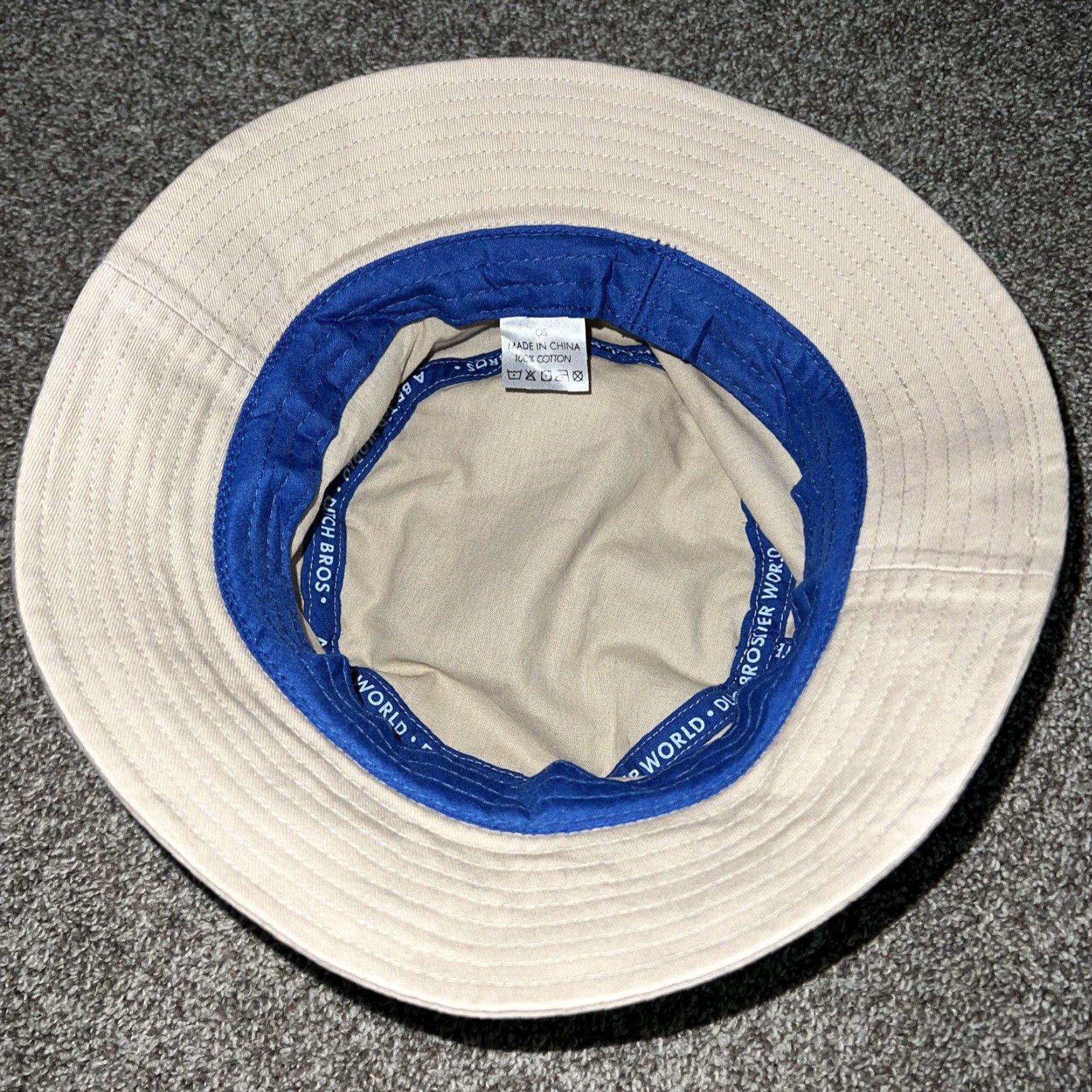 Vintage Dutch Bros Bucket Hat Beige One Size Men Accessories Size ONE SIZE - 5 Thumbnail
