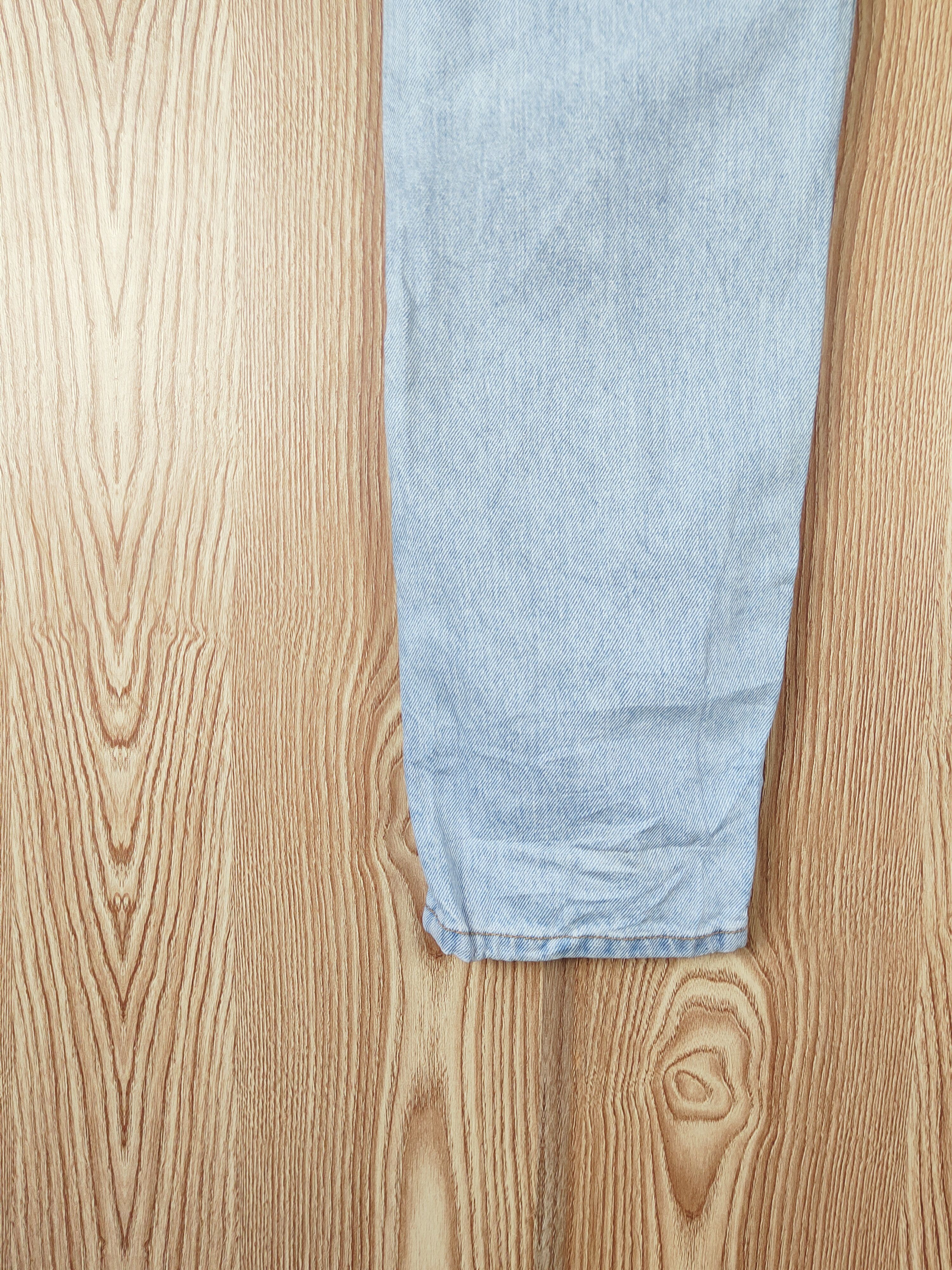 H&M × Japanese Brand VINTAGE 💥 &Denim ❌ H& M Blue Distressed Ripped Jeans Size US 32 / EU 48 - 9 Thumbnail