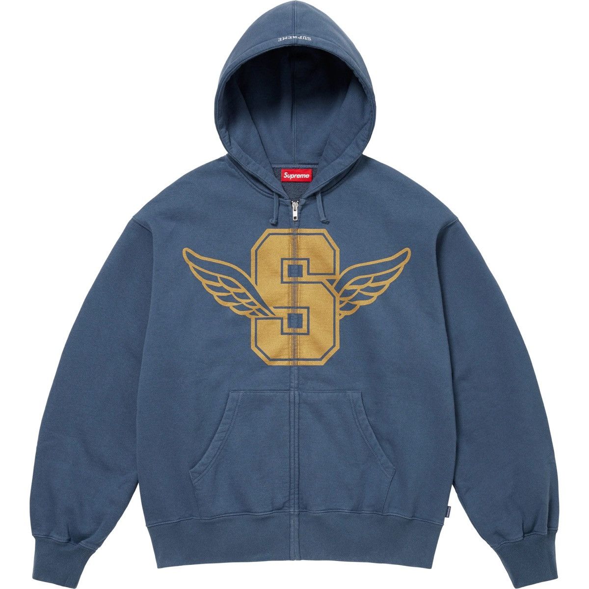 Supreme Supreme Falcon Raglan Zip Up Hooded Sweatshirt | Grailed