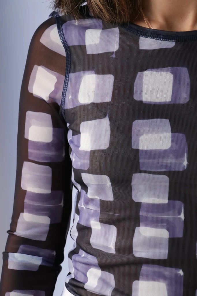 Henrik Vibskov !DS! SS22 Henrik Vibskov Dark Cubes Mesh Roundneck Size S / US 4 / IT 40 - 6 Thumbnail