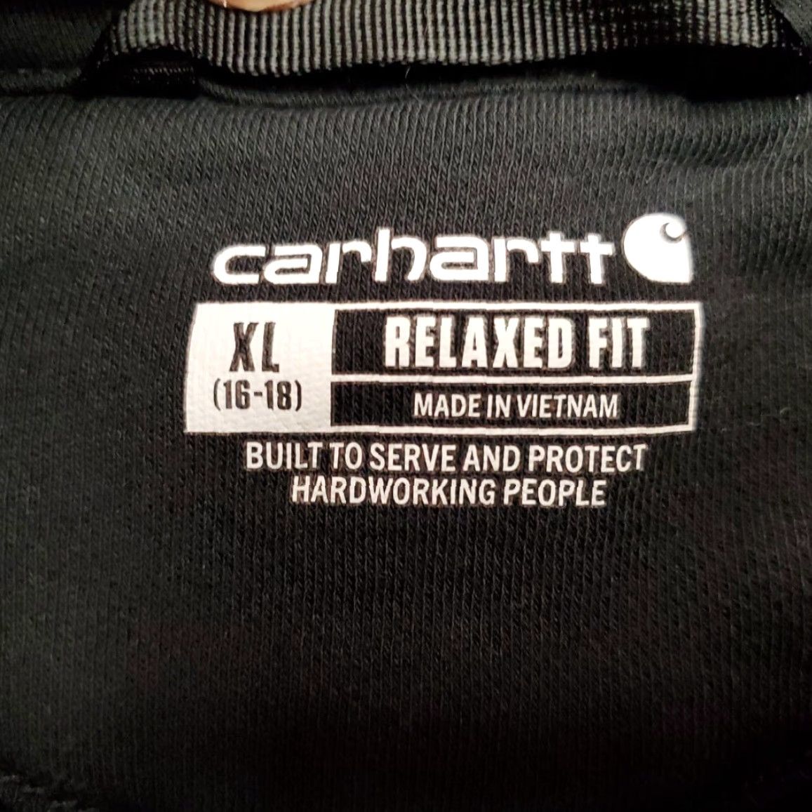 Carhartt Carhartt Hoodie Womens XL Black Paint Relaxed Hooded Work Pullover Sweatshirt Size XL / US 12-14 / IT 48-50 - 4 Thumbnail
