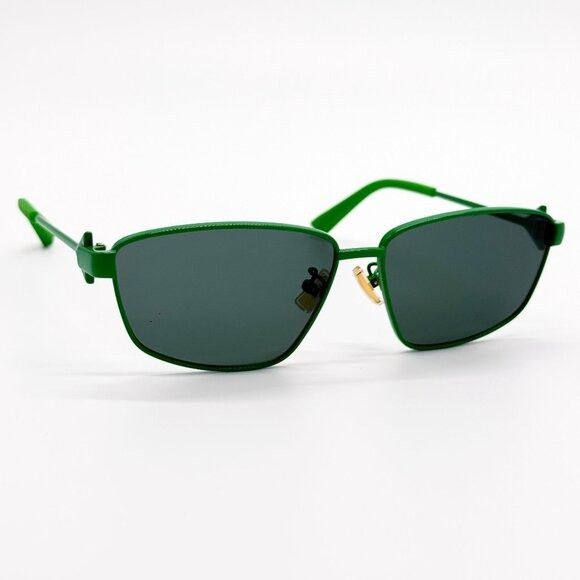 Bottega Veneta NEW BOTTEGA VENETA SUNGLASSES BV1185S 004 AVIATOR GREEN WOME Size ONE SIZE - 6 Thumbnail