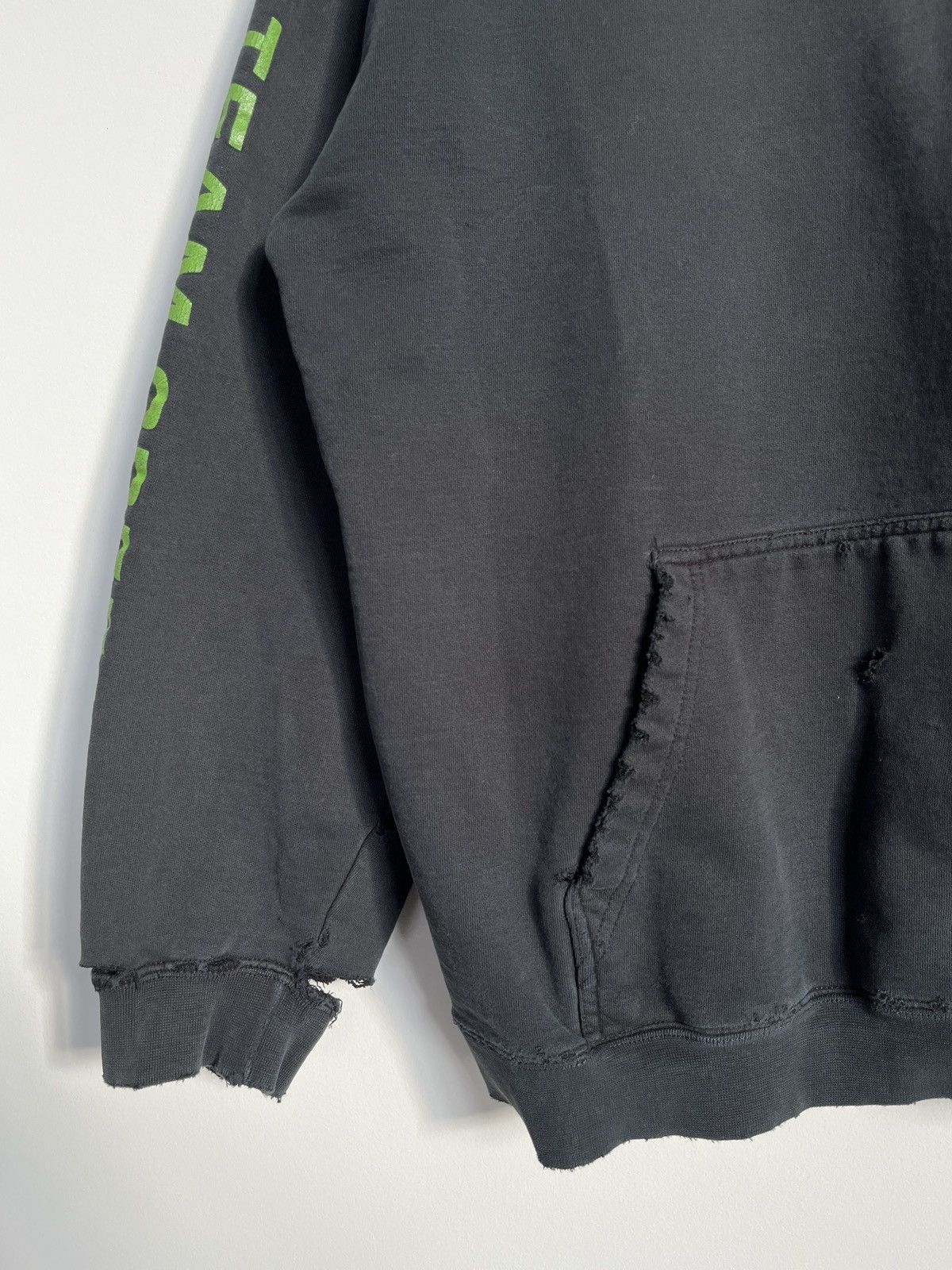 Unsound Rags × Vintage Crazy Vintage Kawasaki Hoodie Thrashed Size US L / EU 52-54 / 3 - 5 Thumbnail