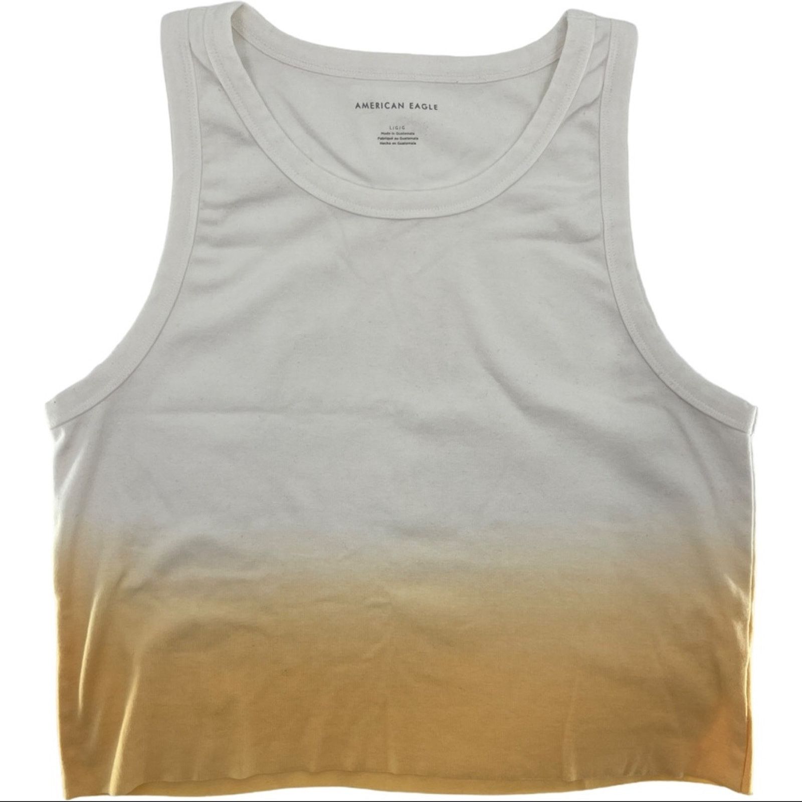 American Eagle Outfitters American Eagle Ombre Raw Hem Tank Top Size L Size L / US 10 / IT 46 - 8 Thumbnail