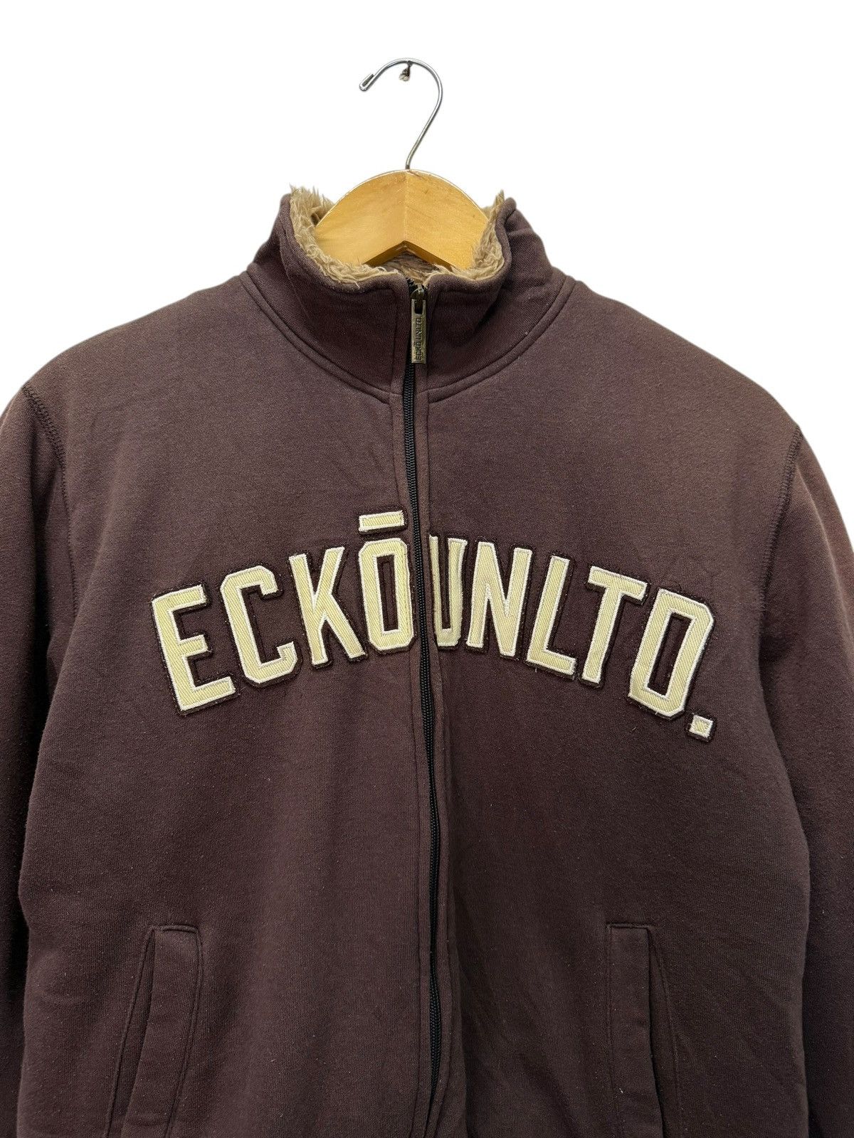 Ecko Unltd. Vintage Ecko Unltd. Big Logo Zipper up Fur Jacket Size US L / EU 52-54 / 3 - 4 Thumbnail