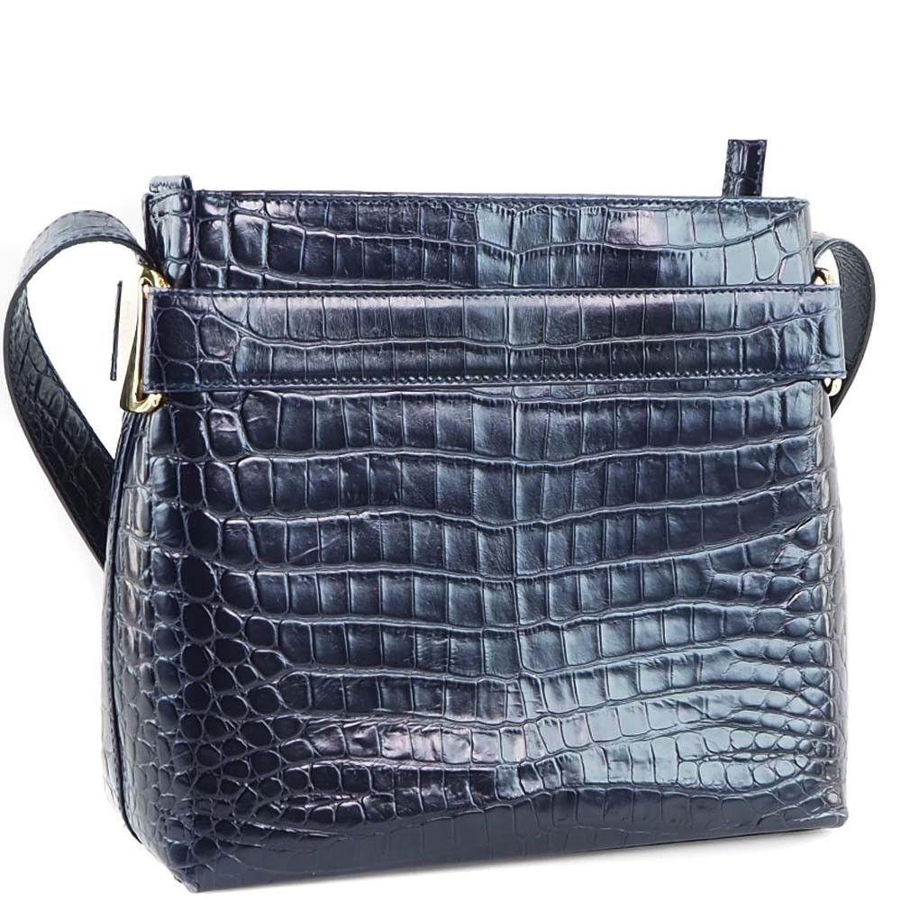 Salvatore Ferragamo Navy Leather Shoulder Bag (Pre-Owned) Size ONE SIZE - 1 Thumbnail